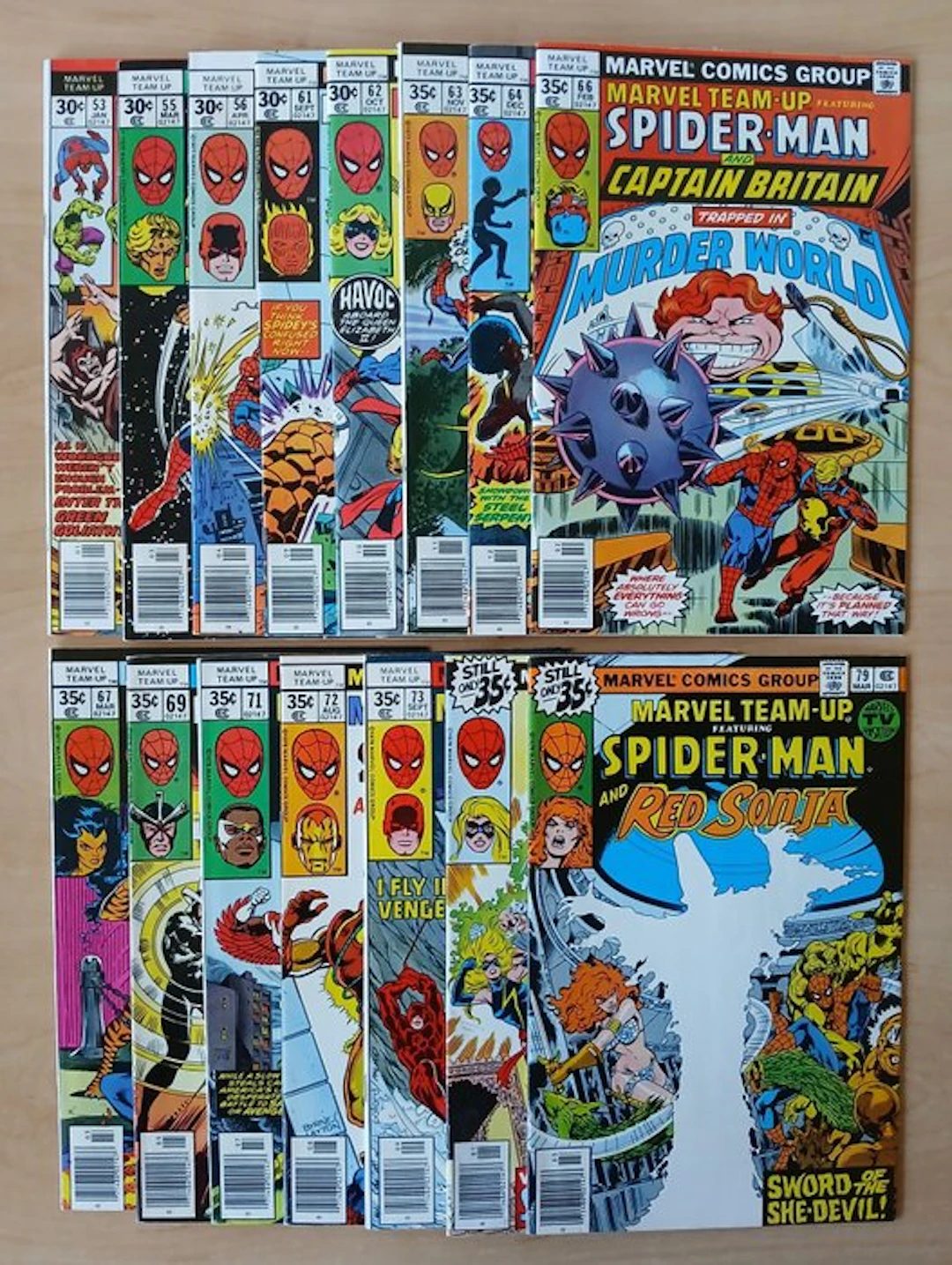 Marvel Team-Up - Featuring Spider-Man - Various issues...