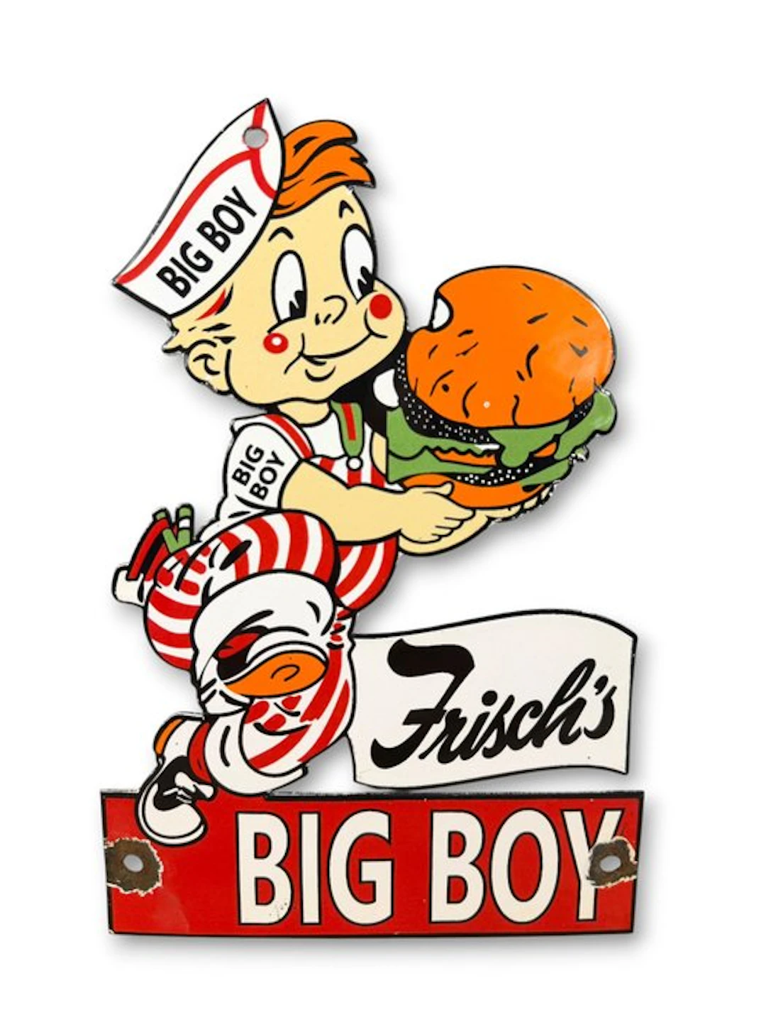 Big Boy - Enamel plate - Enamel