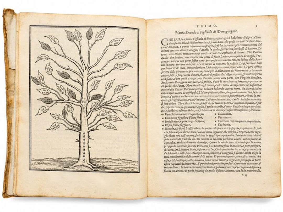 Boccaccio - Genealogia de gli Dei - 1554