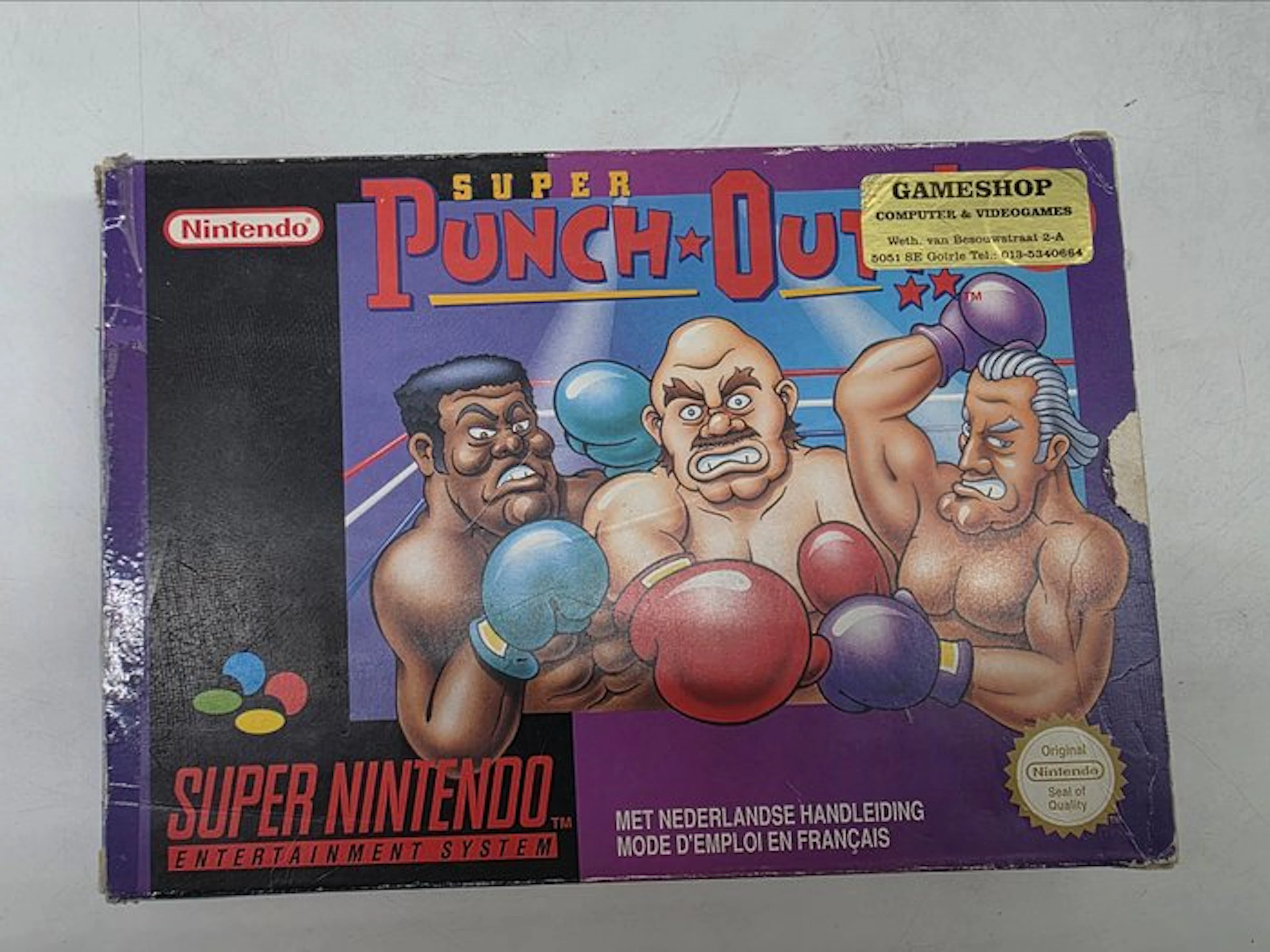 Nintendo - Snes - Extremely Rare - Super Punch Out!...