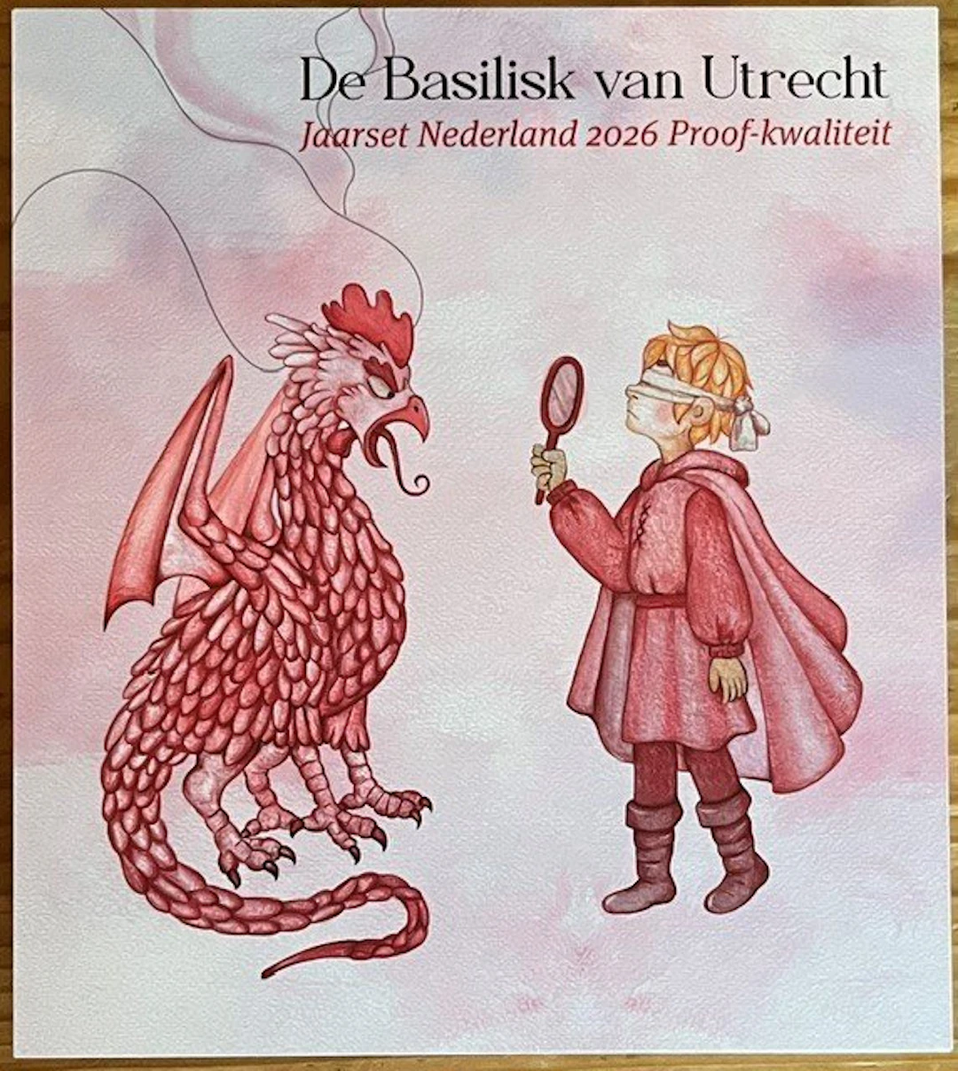 Netherlands. Proof Set 2026 "Inclusief penning Basilisk" (No reserve price)