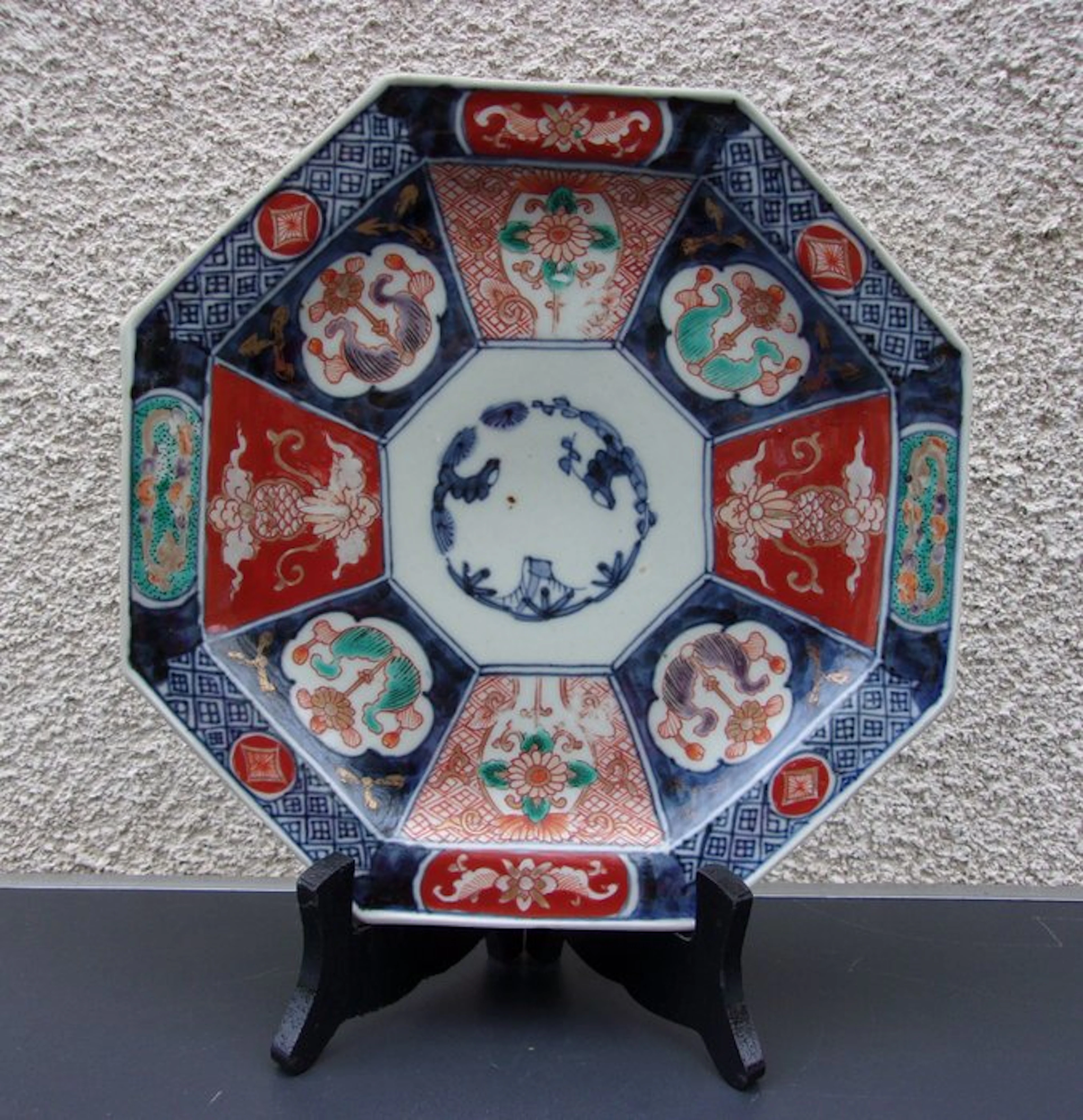 ère MEIJI (1868-1912) - Imari - marque bleue - Plate - Porcelain