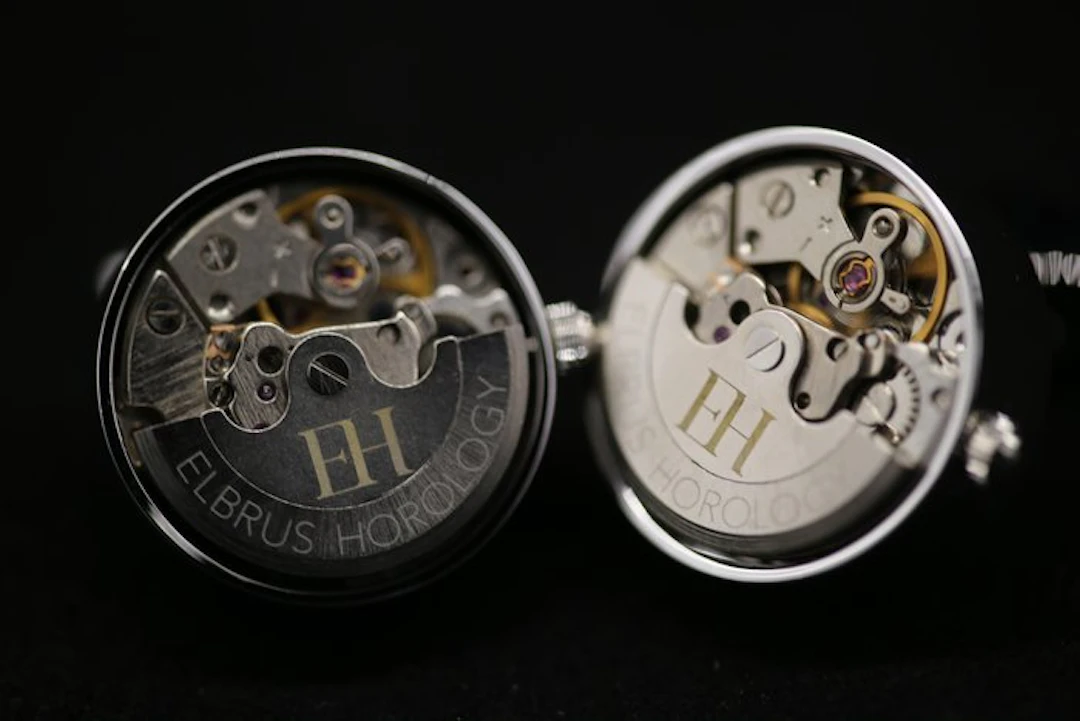 Other brand - Steel - Cufflinks - Watch Movement Cufflinks