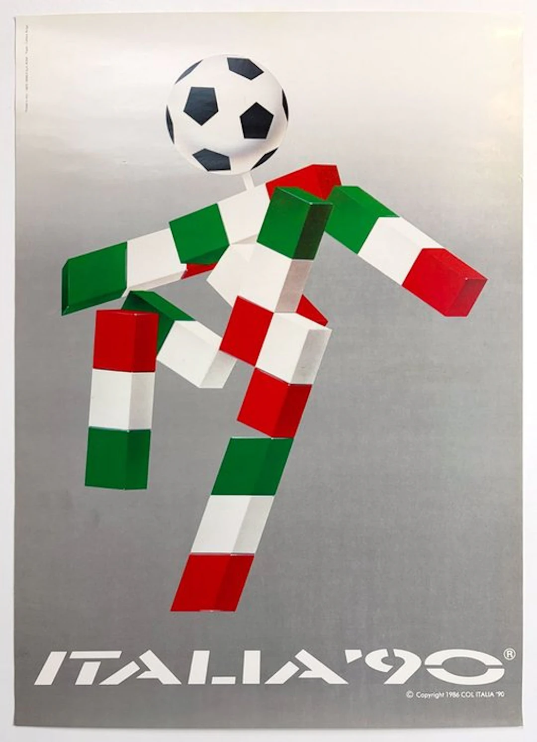 Italia 90 - NO RESERVE - Manifesto promozionale dei...