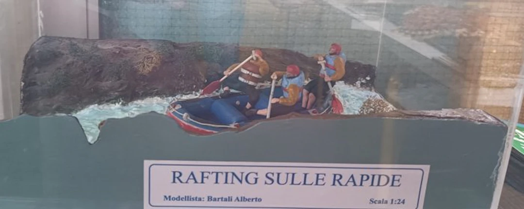nessuna - Diorama RAFTING SULLE RAPIDE - Italy