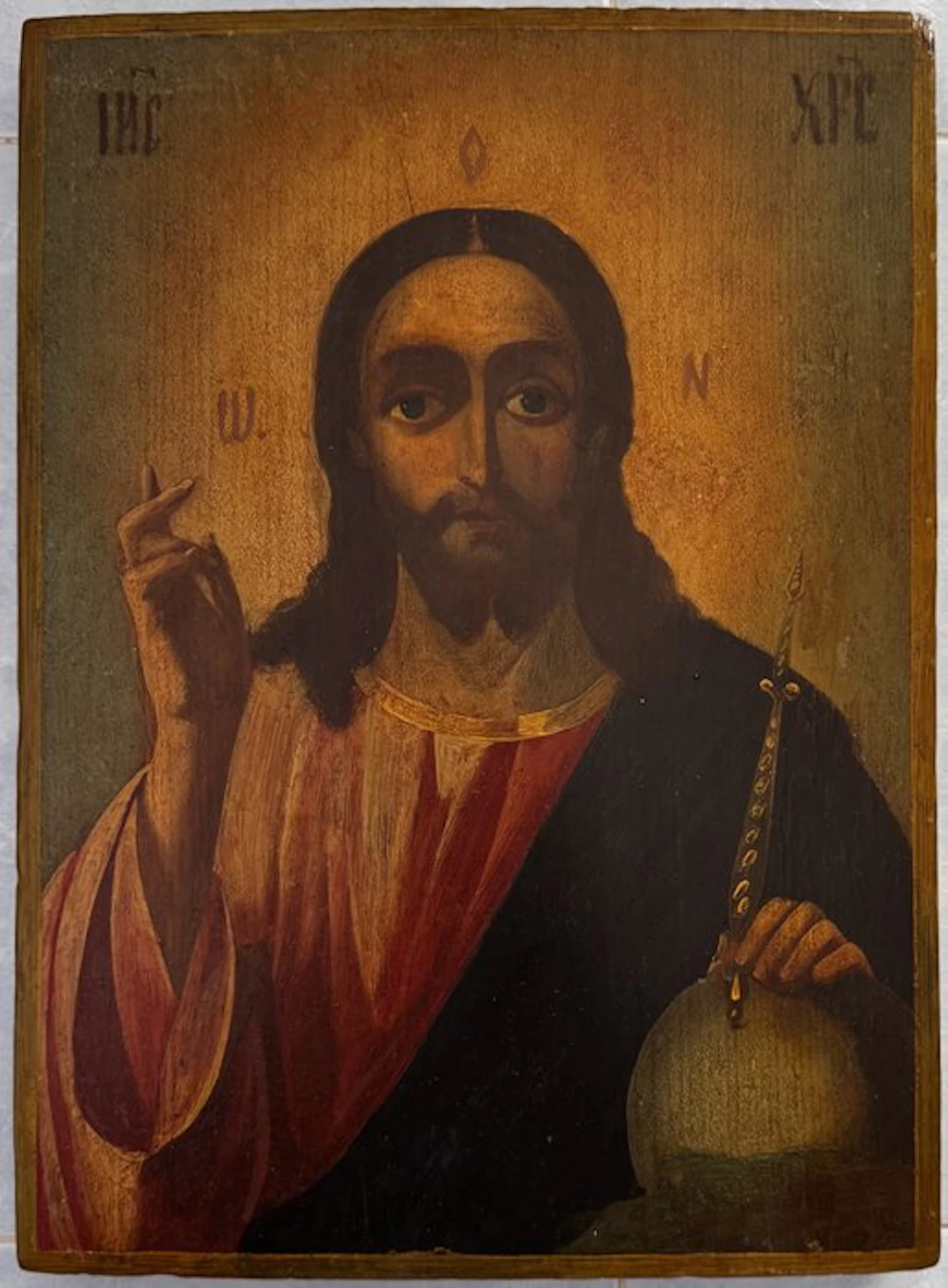 Icon - Christ Pantocrator - Wood