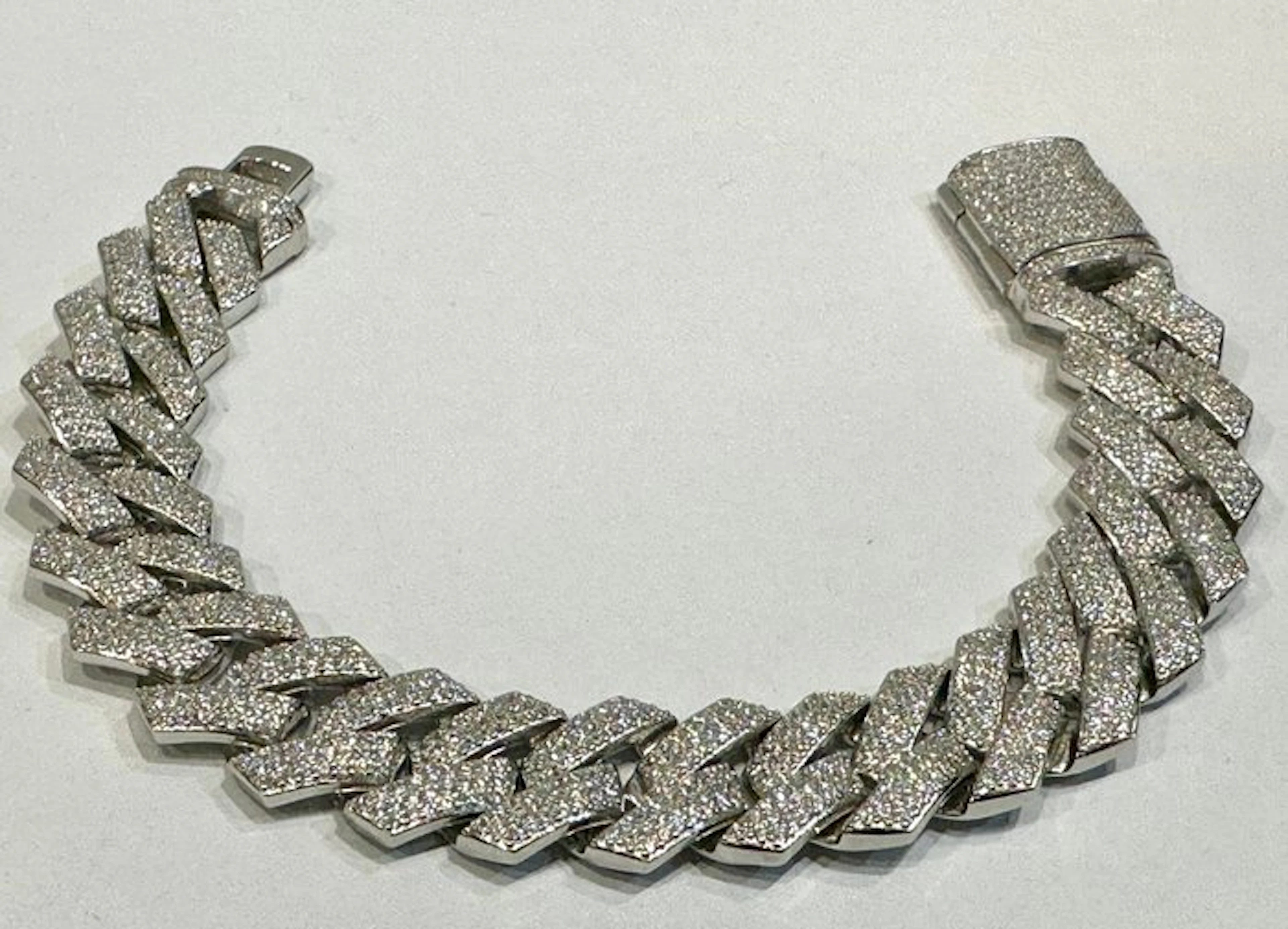 No reserve price - Bracelet Silver - 5.79ct. tw. Sapphire