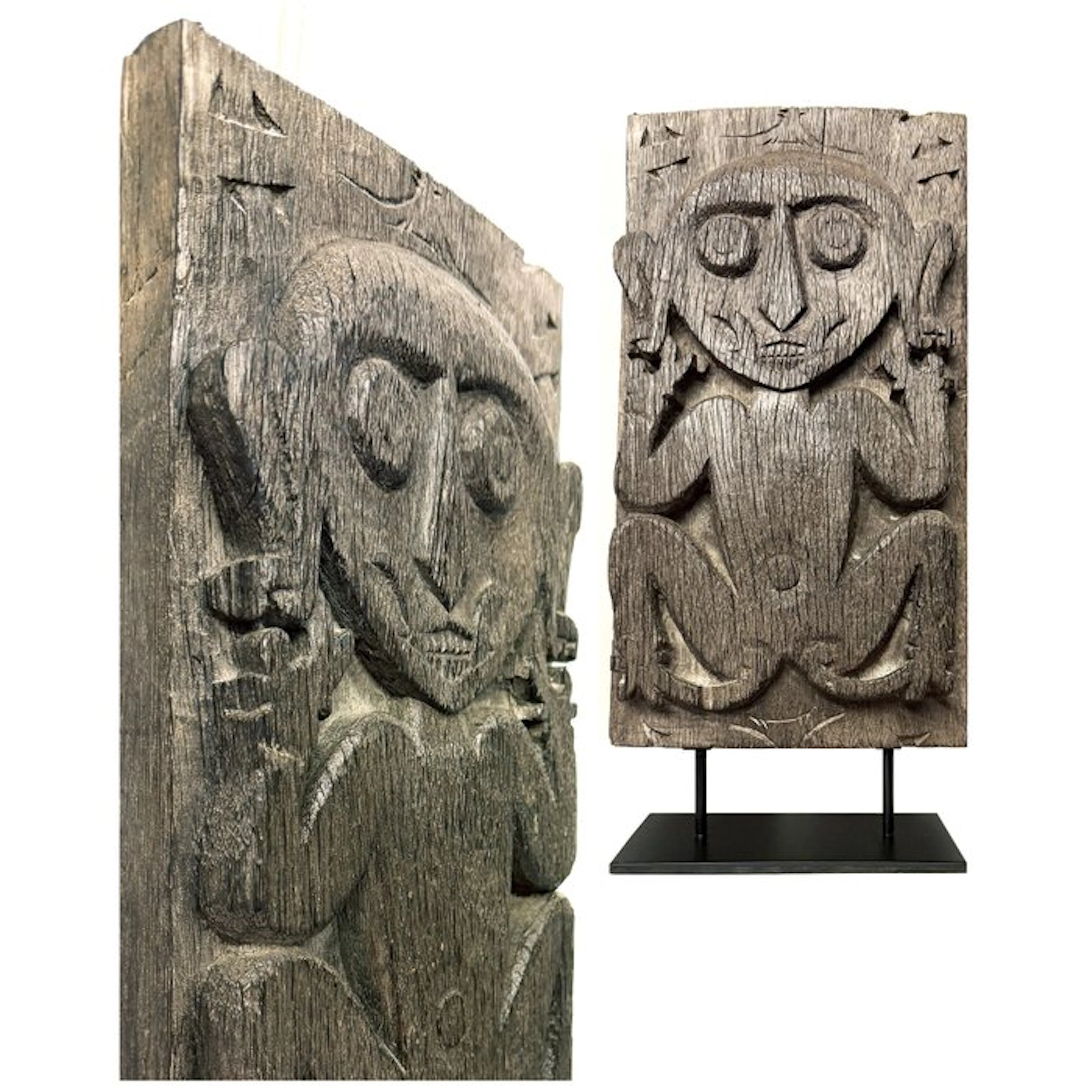 part of a house or door panel - Aso - Iban Dayak - Indonesia
