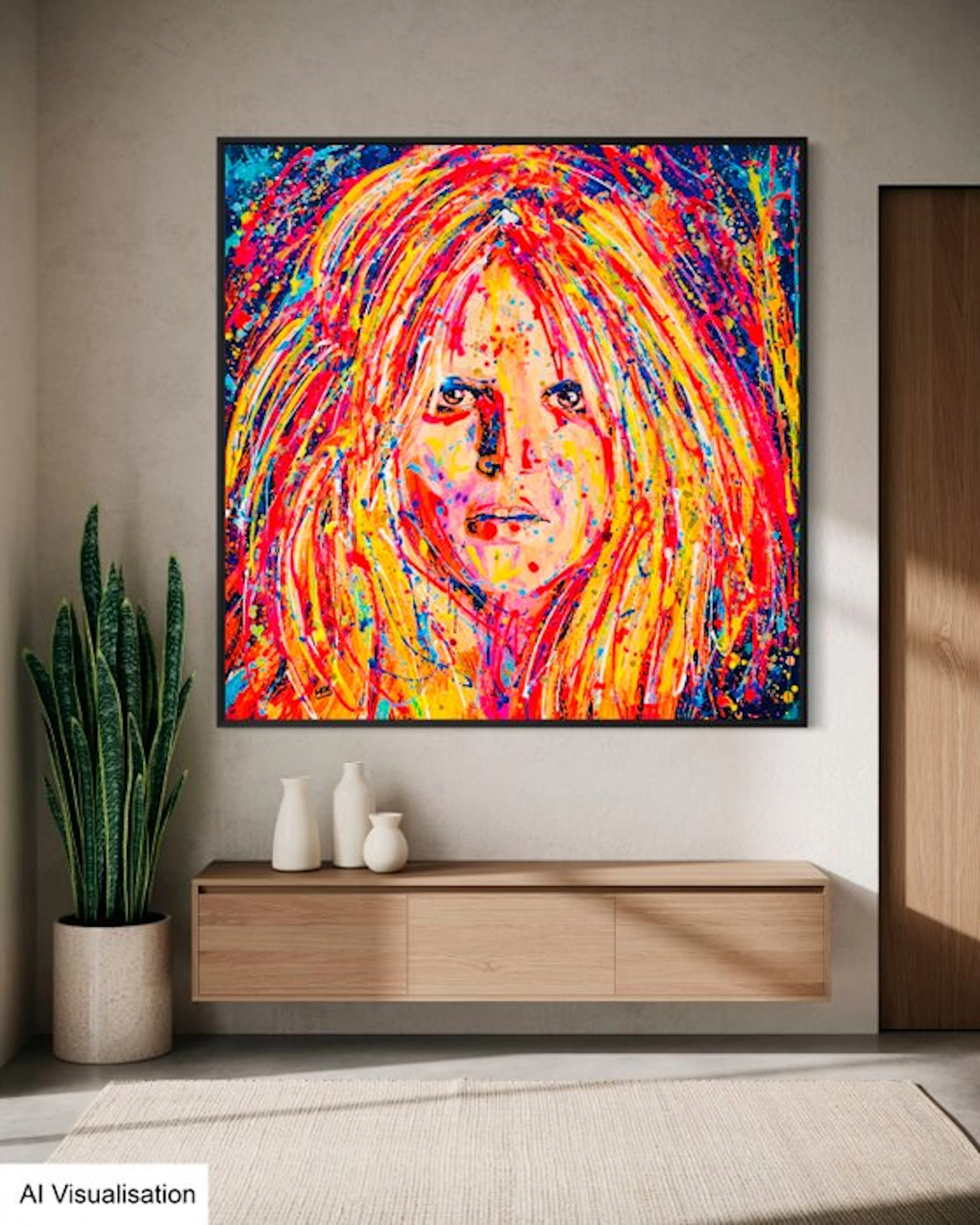 HÖK (1984) - Brigitte Bardot Expression "Chromatic Drip...
