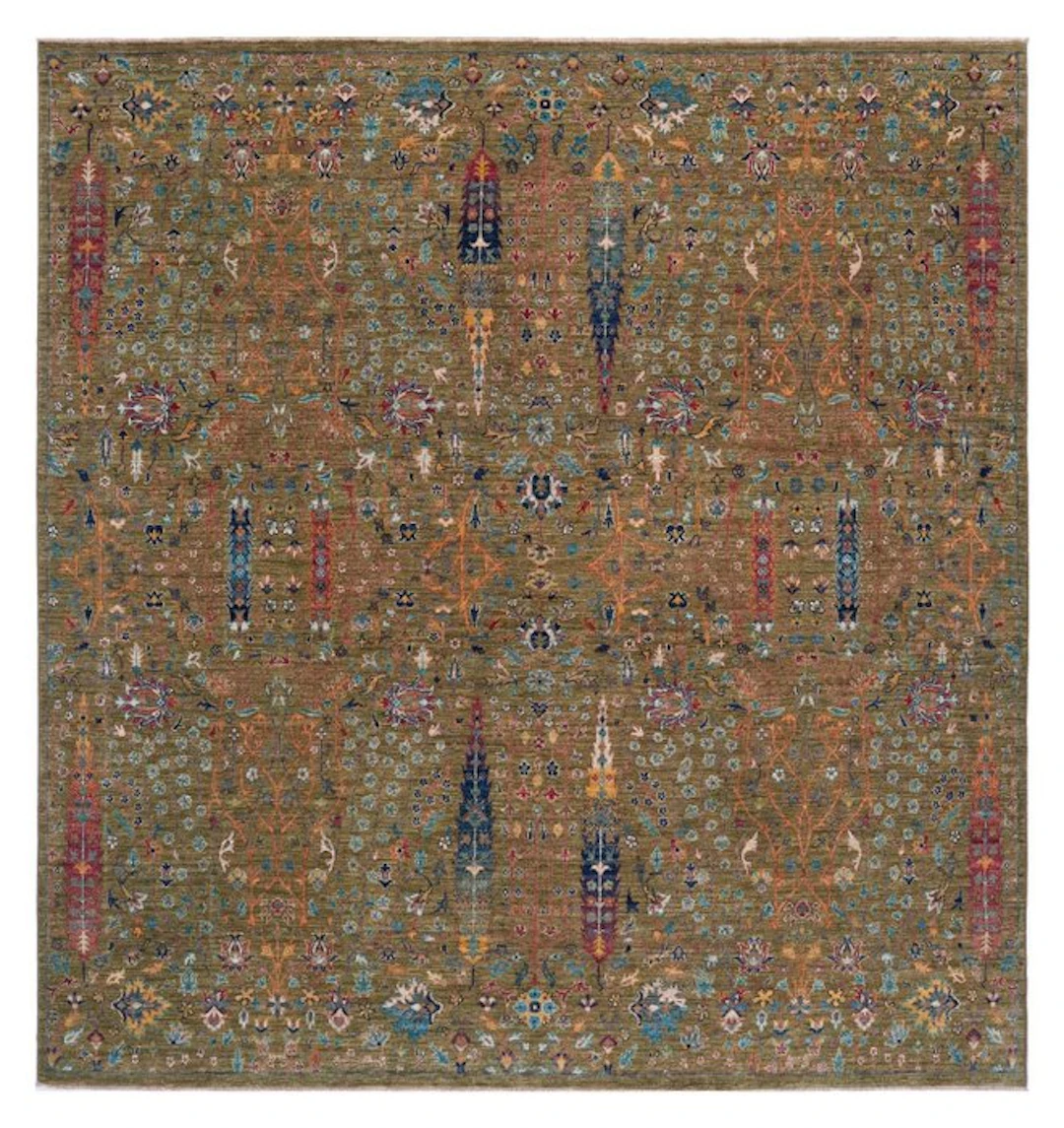 Hand-knotted designer rug – Very fine – Tree of Life...