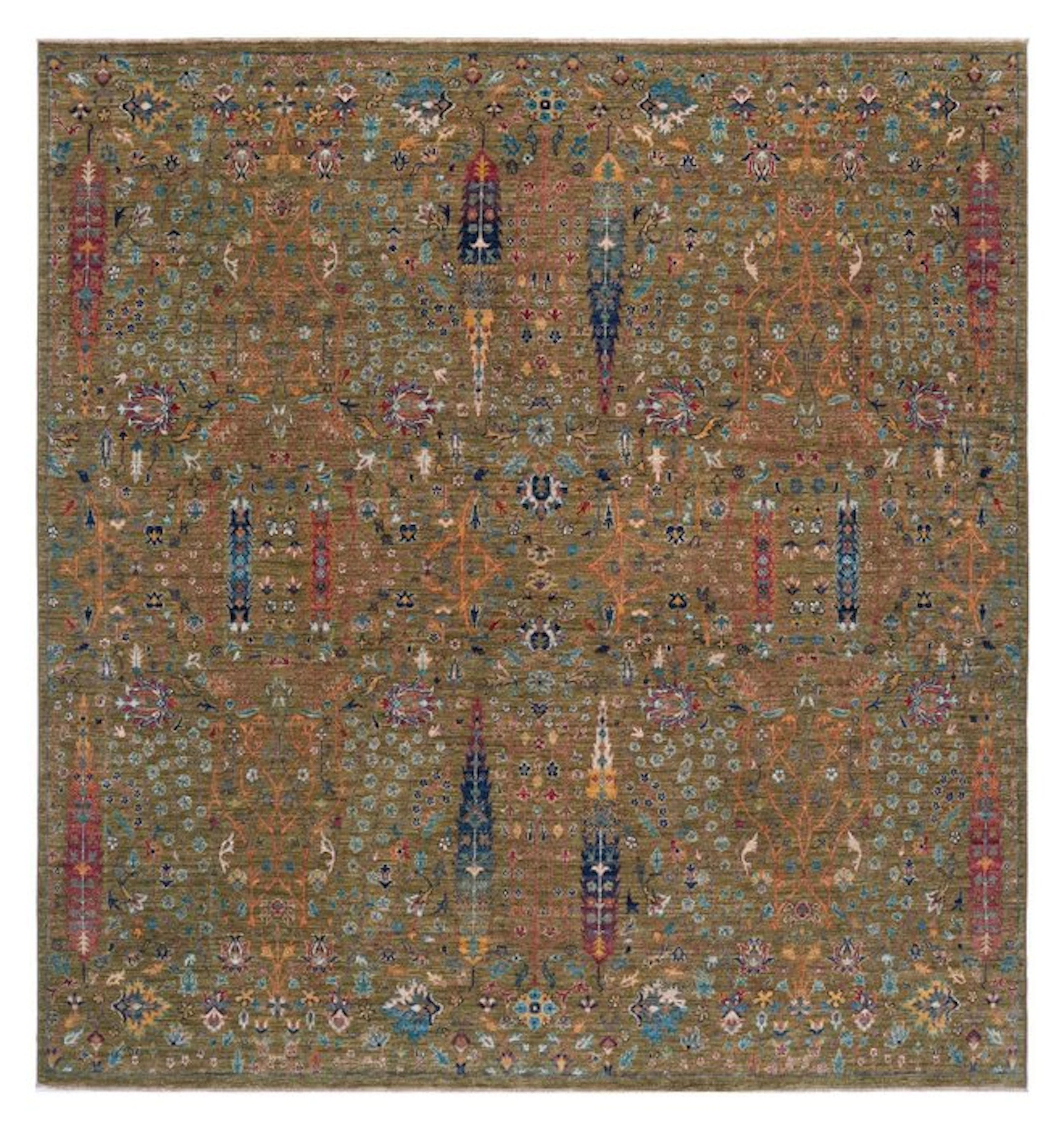 Hand-knotted designer rug – Very fine – Tree of Life...