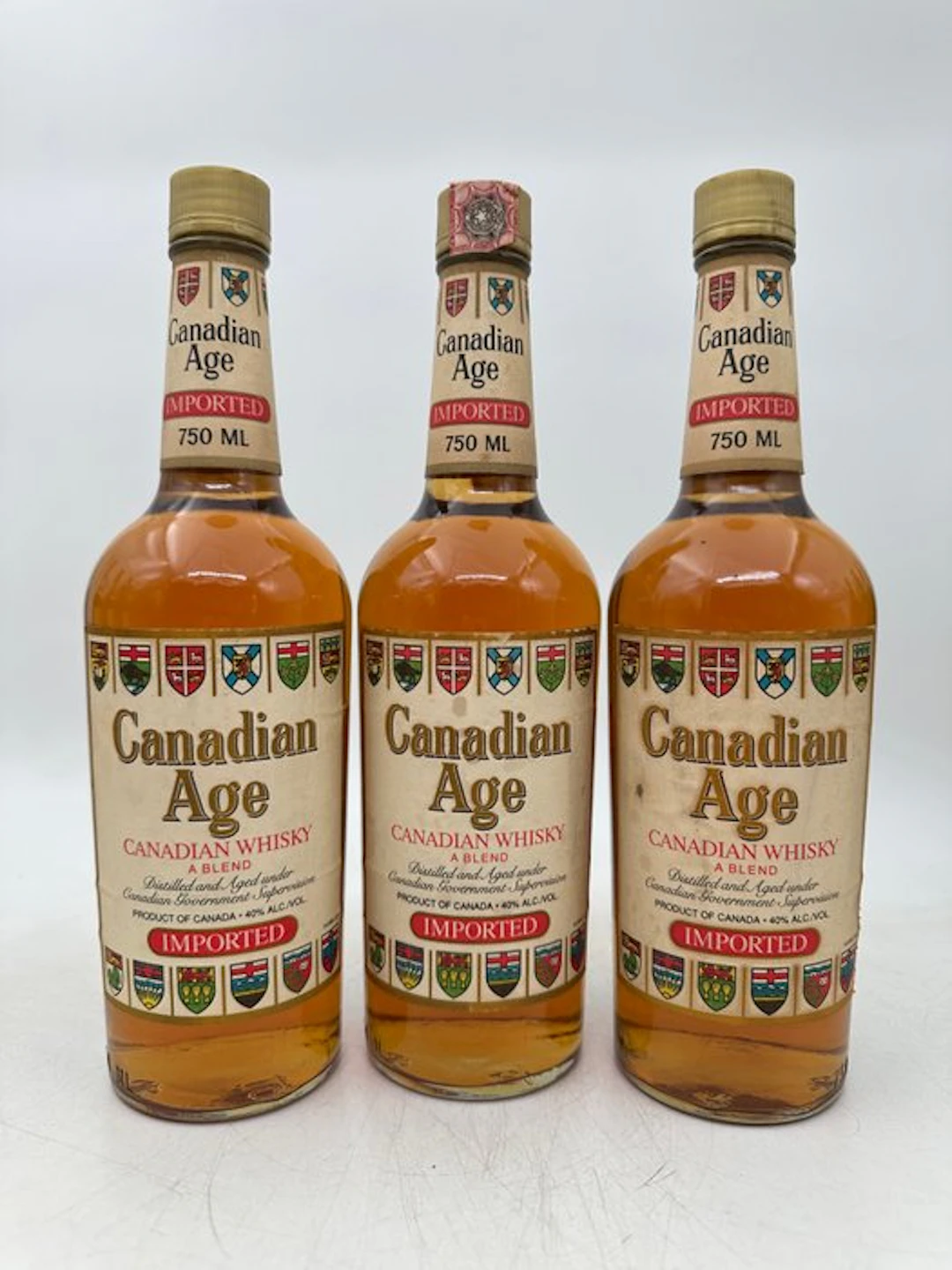 Canadian Age - Imported - b. 1980s - 75cl - 3 bottles
