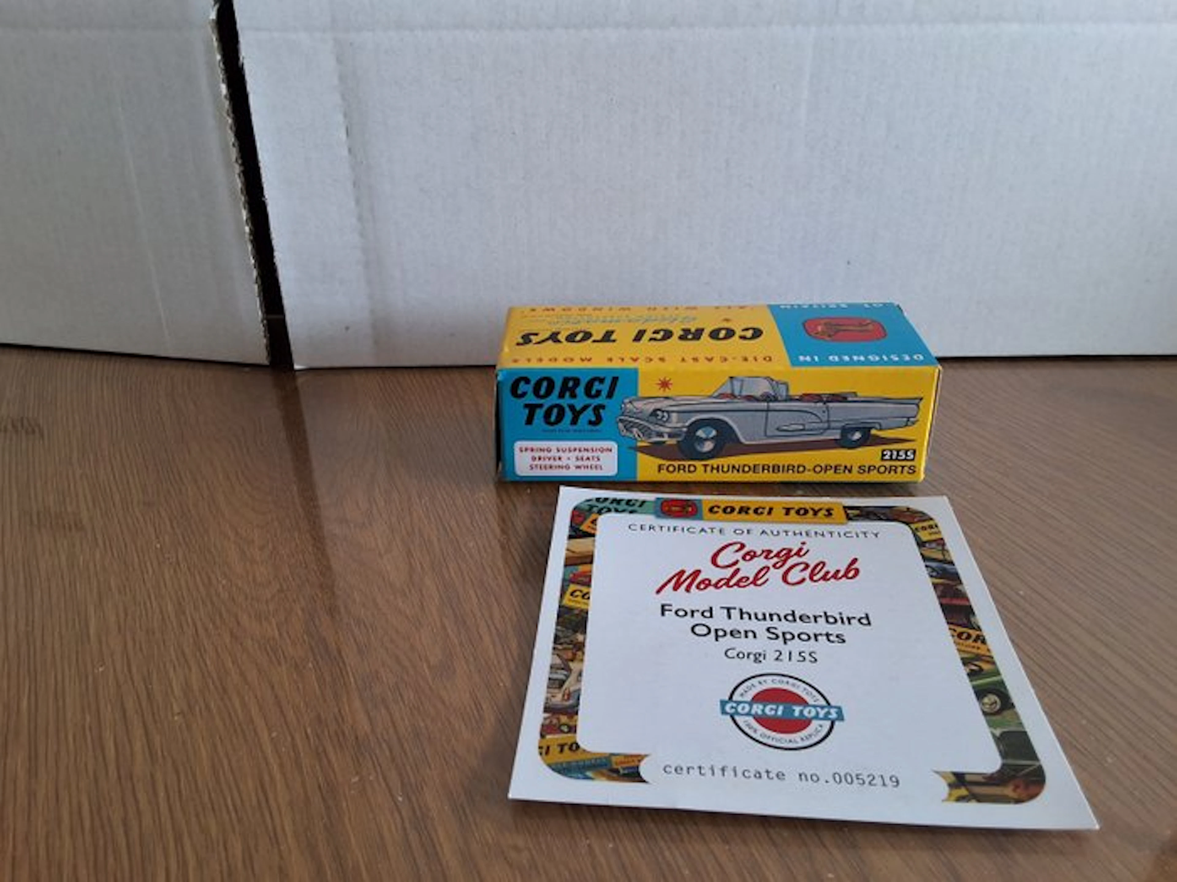 Corgi 1:43 - Model car - Ford Thunderbird Open Sports...
