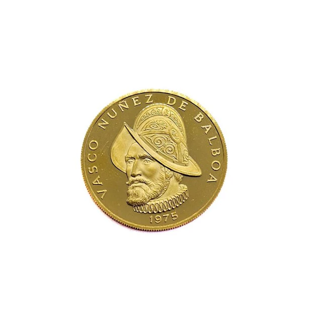 Panama. 100 Balboas 1975 Birth of Balboa
