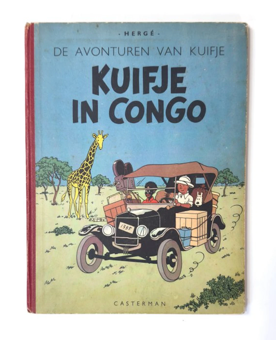 Kuifje 01 - Kuifje in Congo - A49 - 1 Album - Reprint - 1949