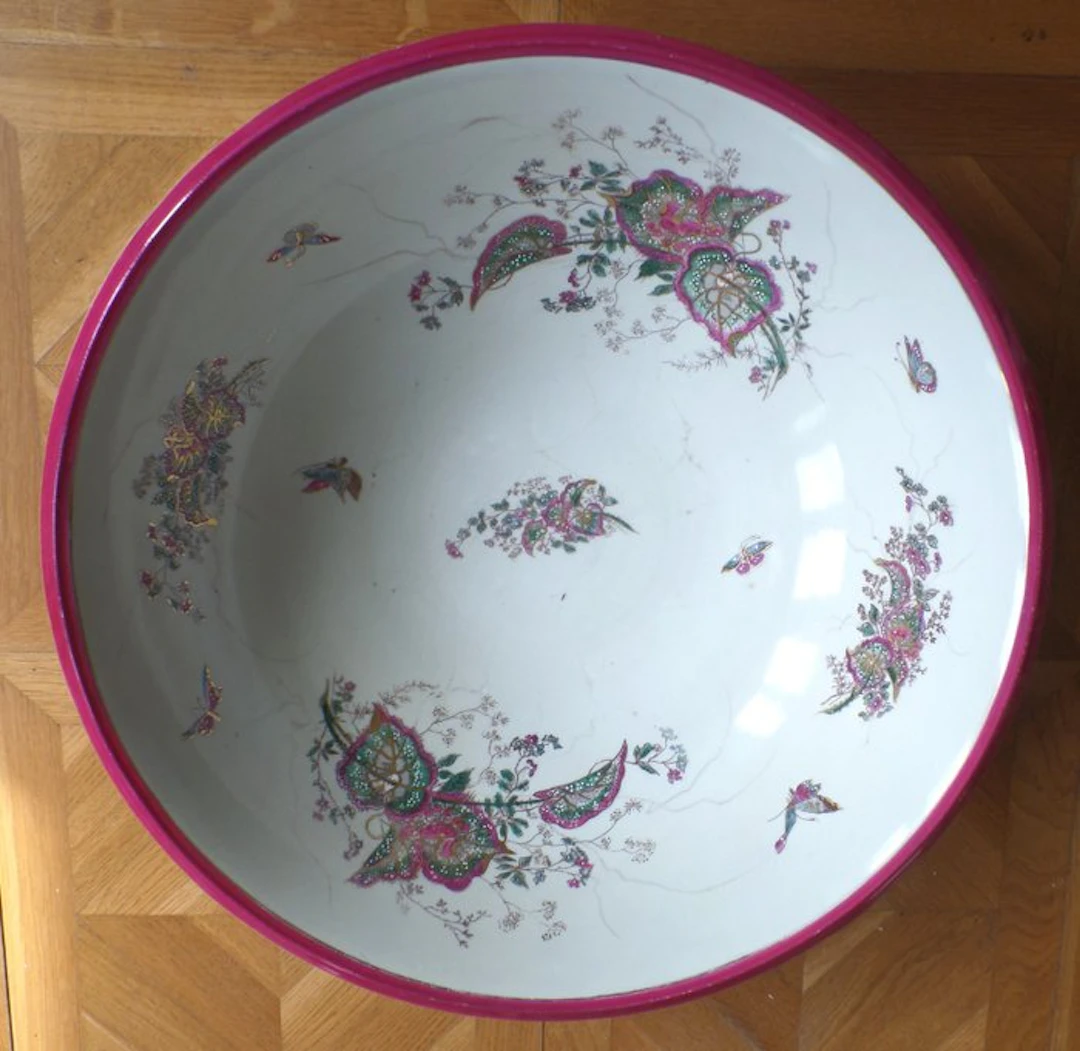 Mansard - Fruit bowl - Porcelain - Paris 1850 - 1890