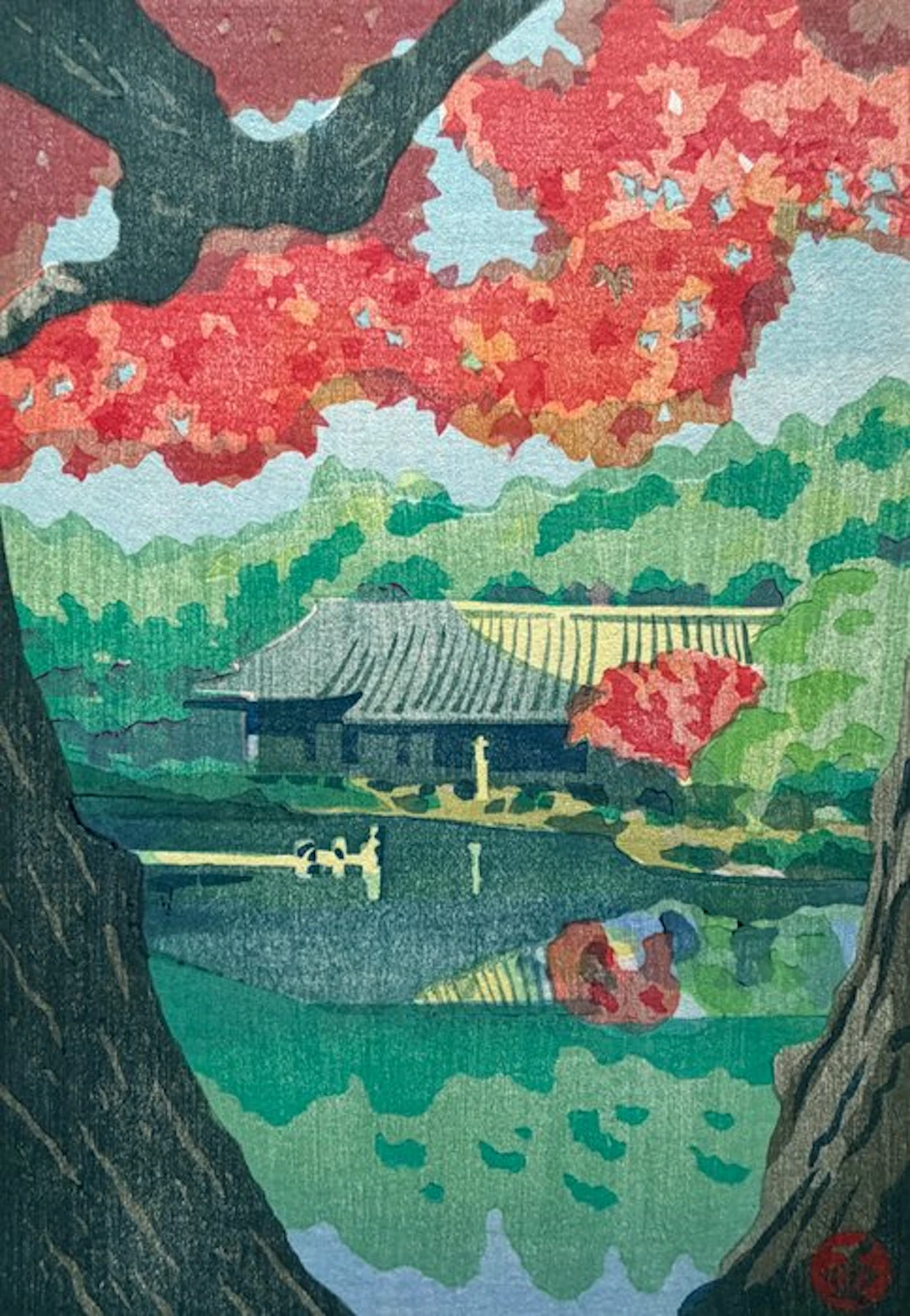 "Clear Autumn sky" - NO RESERVE ! - Junichi Mibugawa 壬生川純一 (b 1973) - Japan