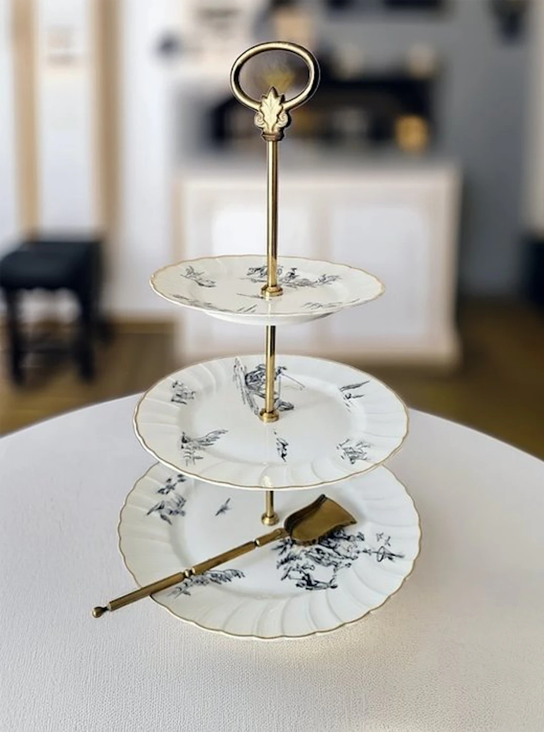 L. Bernardaud & Cie pour Christofle - Cake stand...
