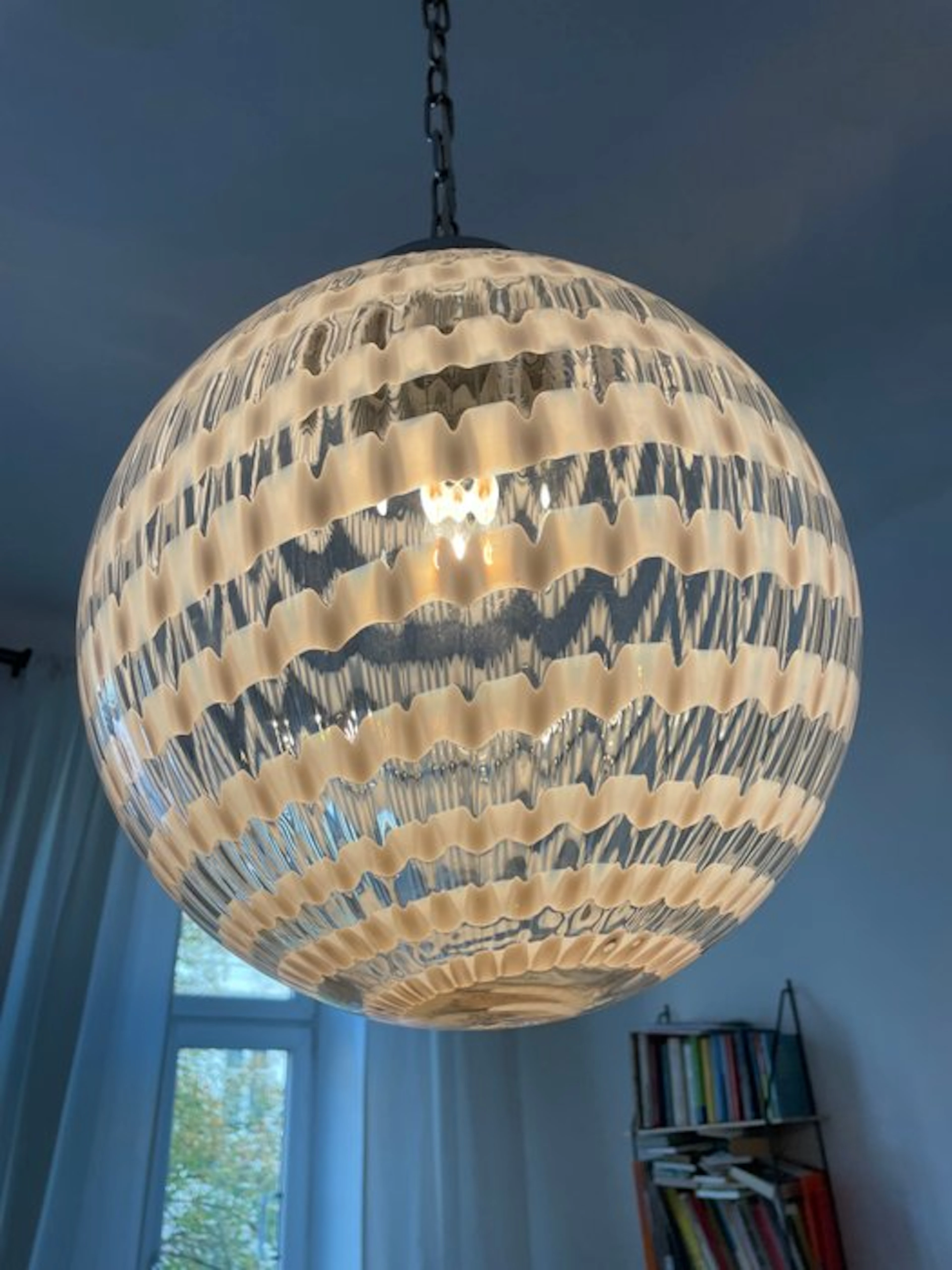 Hanging lamp - Murano glass - Swirl Huge Murano