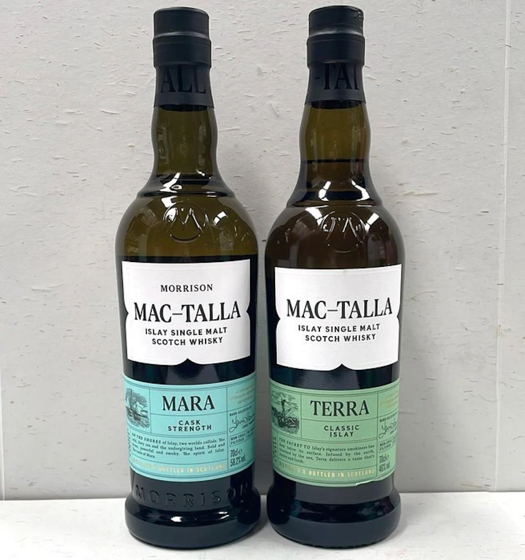 Mac-Talla - Mara Cask Strength & Terra Classic Islay - 70cl - 2 bottles