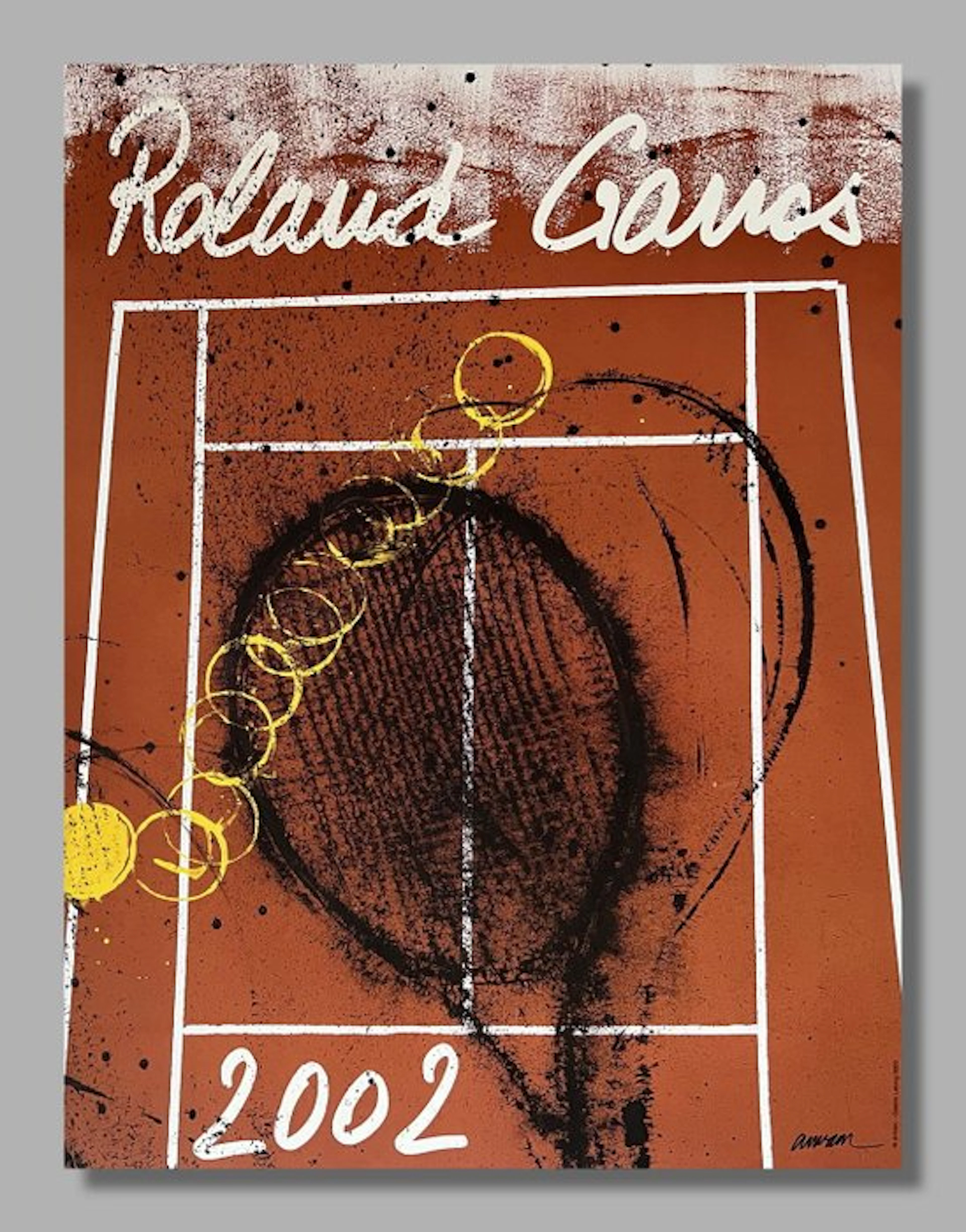 Armand Pierre Fernandez (Arman) - Originalplakat - Roland Garros 2002