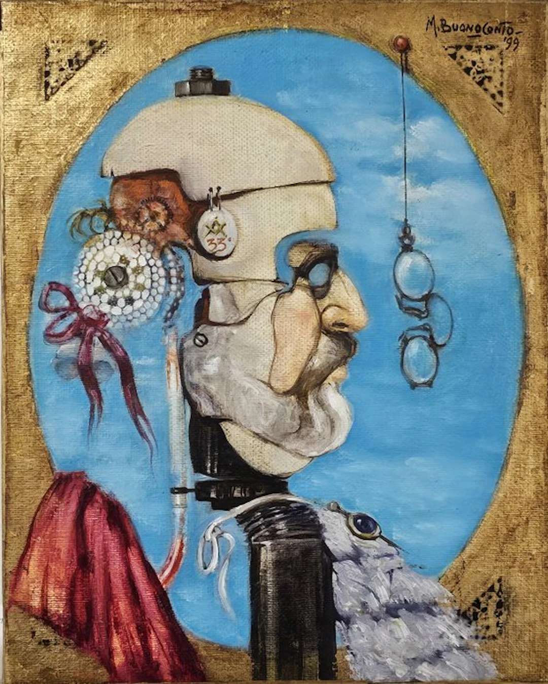 Mario Buonoconto (1940 - 2003) - Androidi - Il Maestro Venerabile