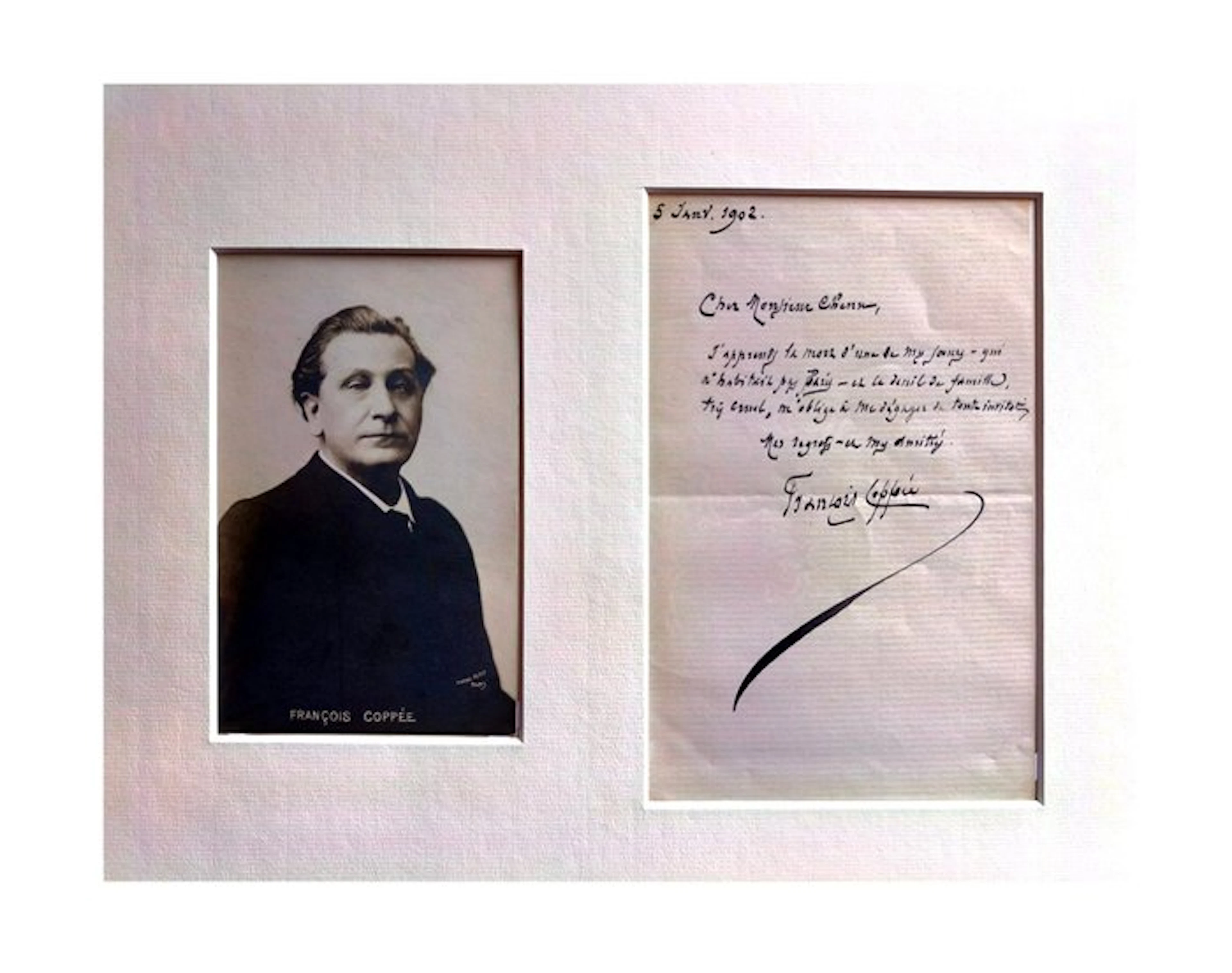 François Coppée (1842-1908) - French Poet and novelist...