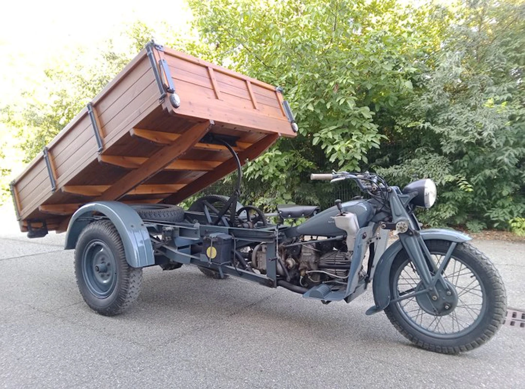 Moto Guzzi - Ercole - Ribaltabile - 500 cc - 1954