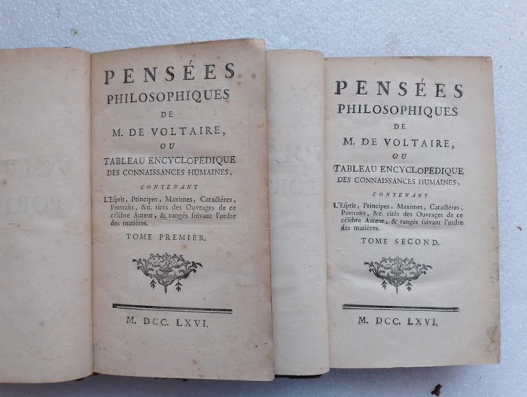 Voltaire - Pensées philosophiques..