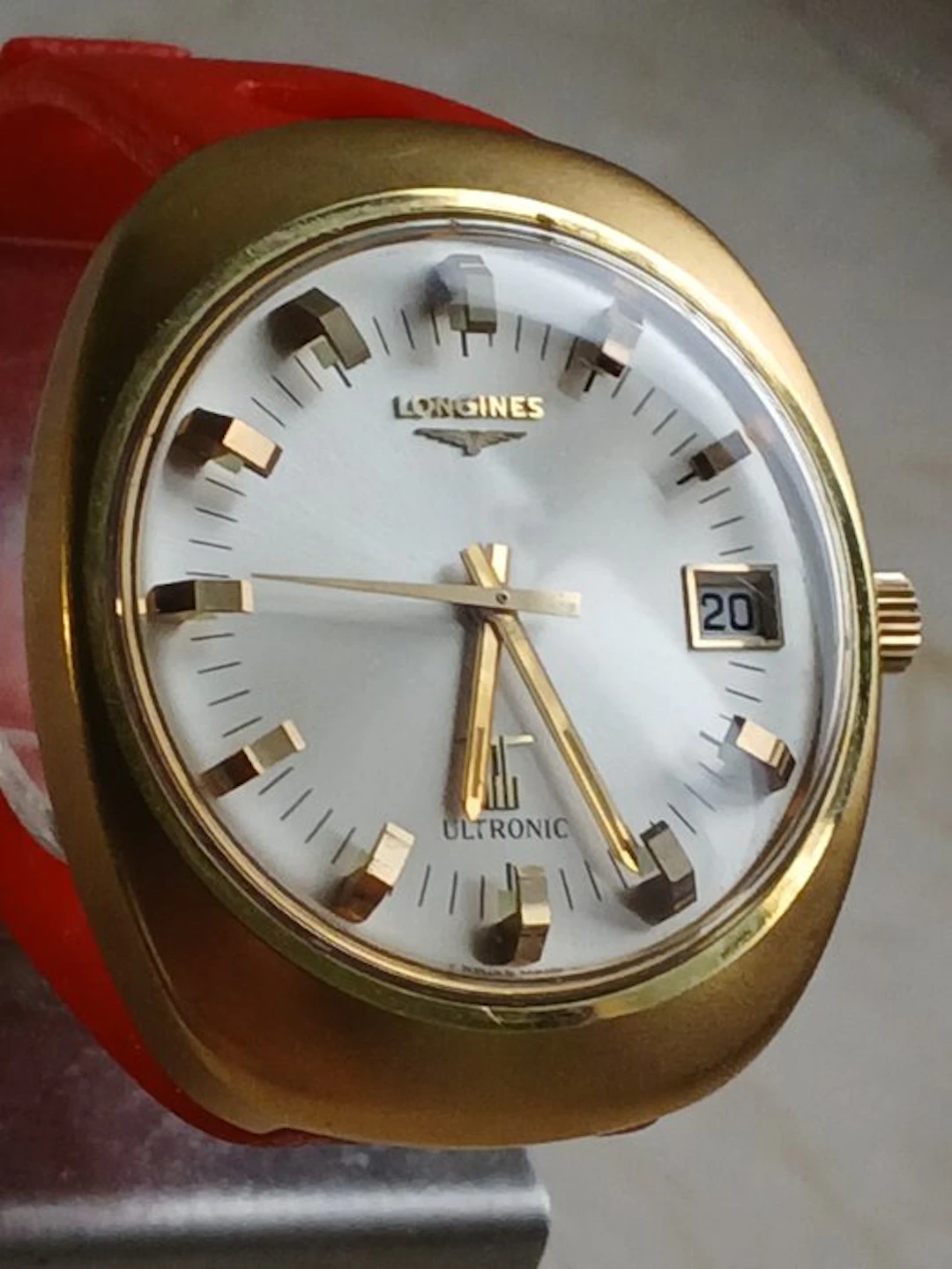 Longines Ultronic '70-N.O.S.-Oversize 44×37 - No reserve price - Men
