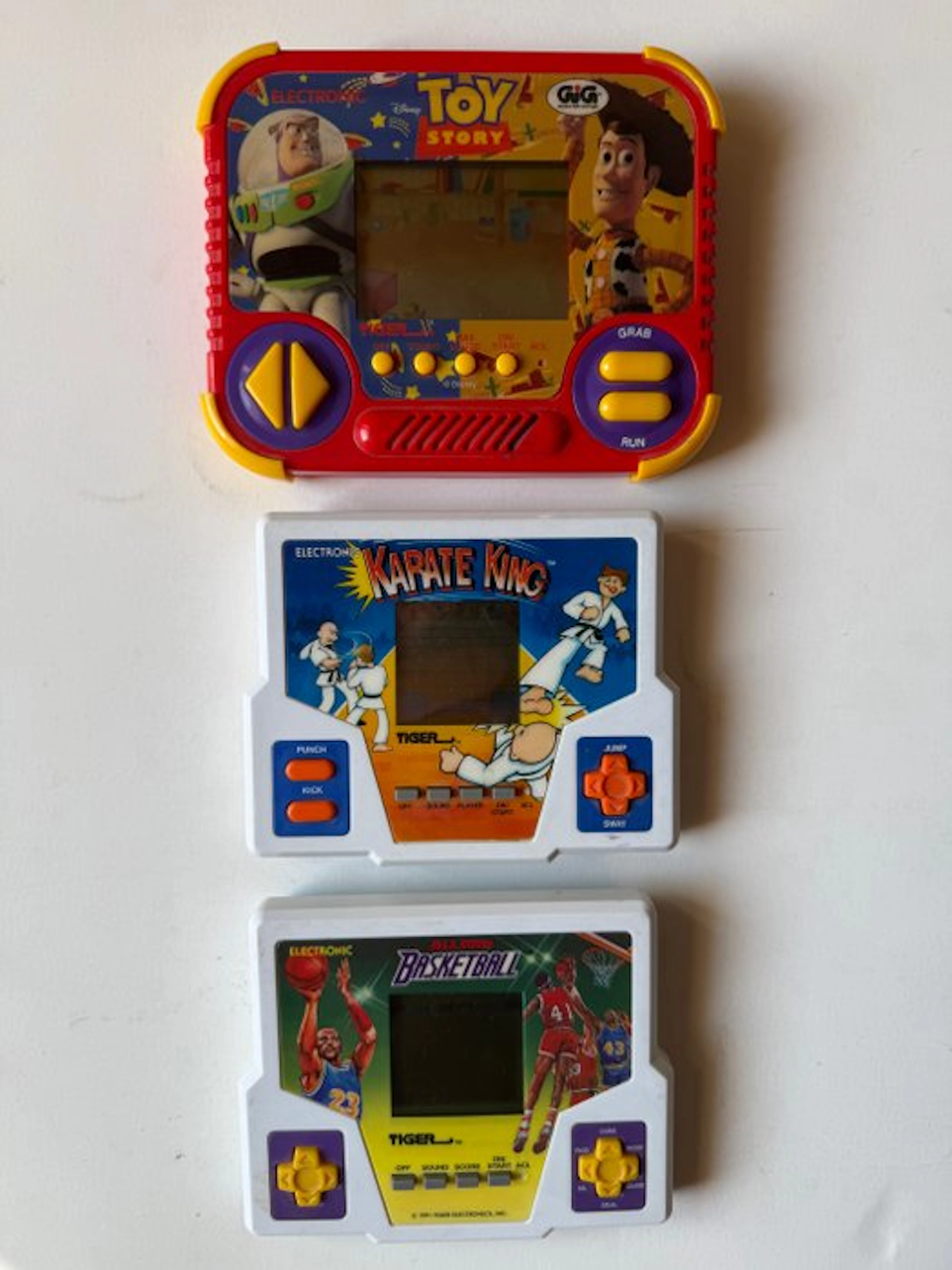 Tiger - Tiger LCD handheld - Toy Story / Karate King /...