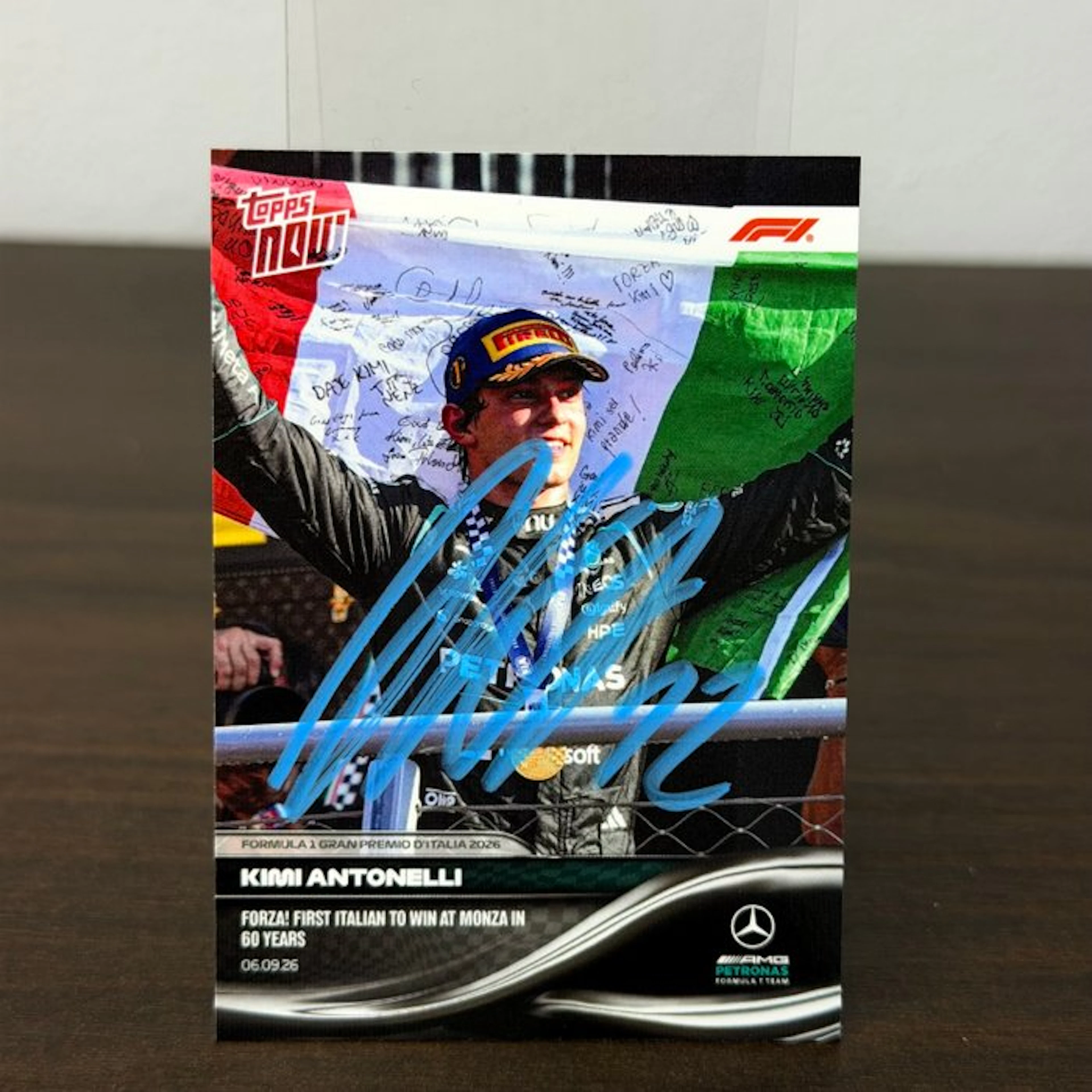 Mercedes - Forza! First italian to win at Monza GP in 60...