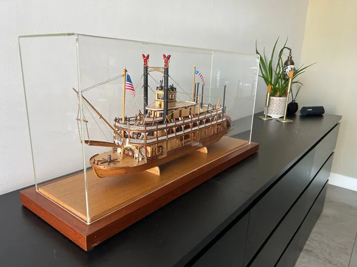 Mississippi Stoom Boot - Model ship - Exceptional model, museum-worthy ...