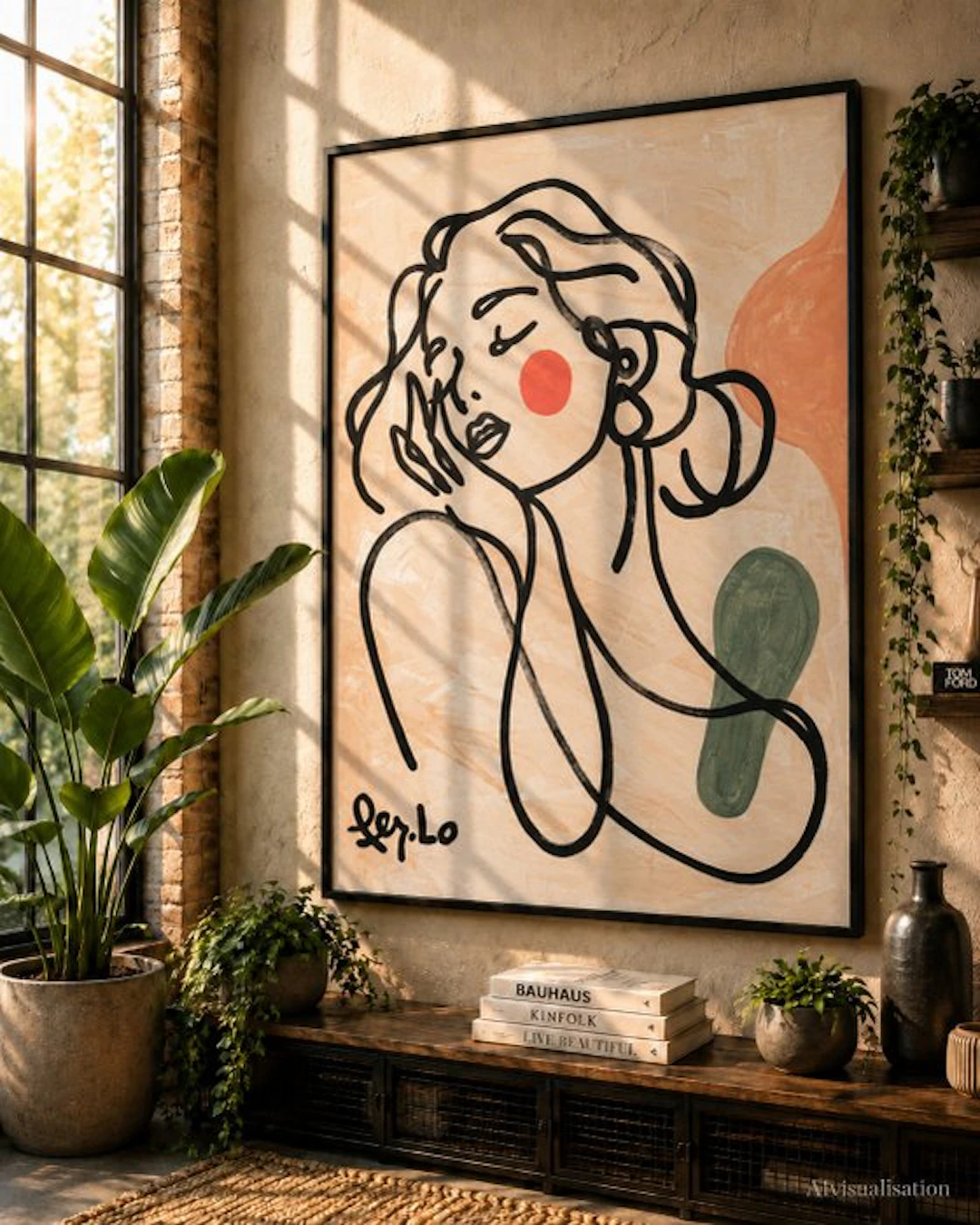 Claudia Fer.Lo - Hiraeth - Acrylic on canvas 105 x 80 cm "XL"