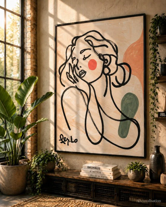 Claudia Fer.Lo - Hiraeth - Acrylic on canvas 105 x 80 cm "XL"