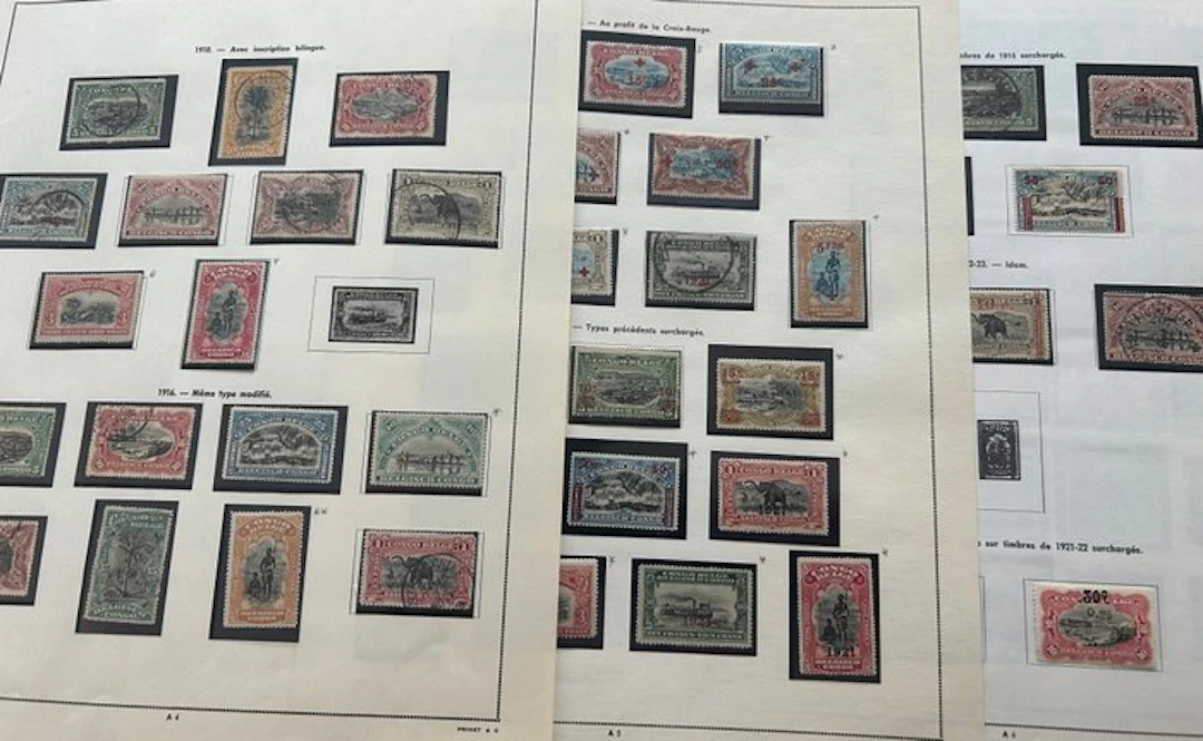 Belgian Congo 1910/1923 - Extensive collection...