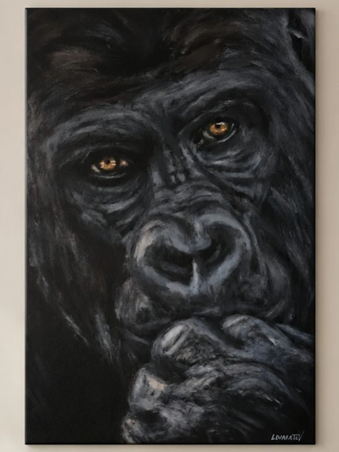 Vincent LENAERTS - Interroge - Peinture aux doigts