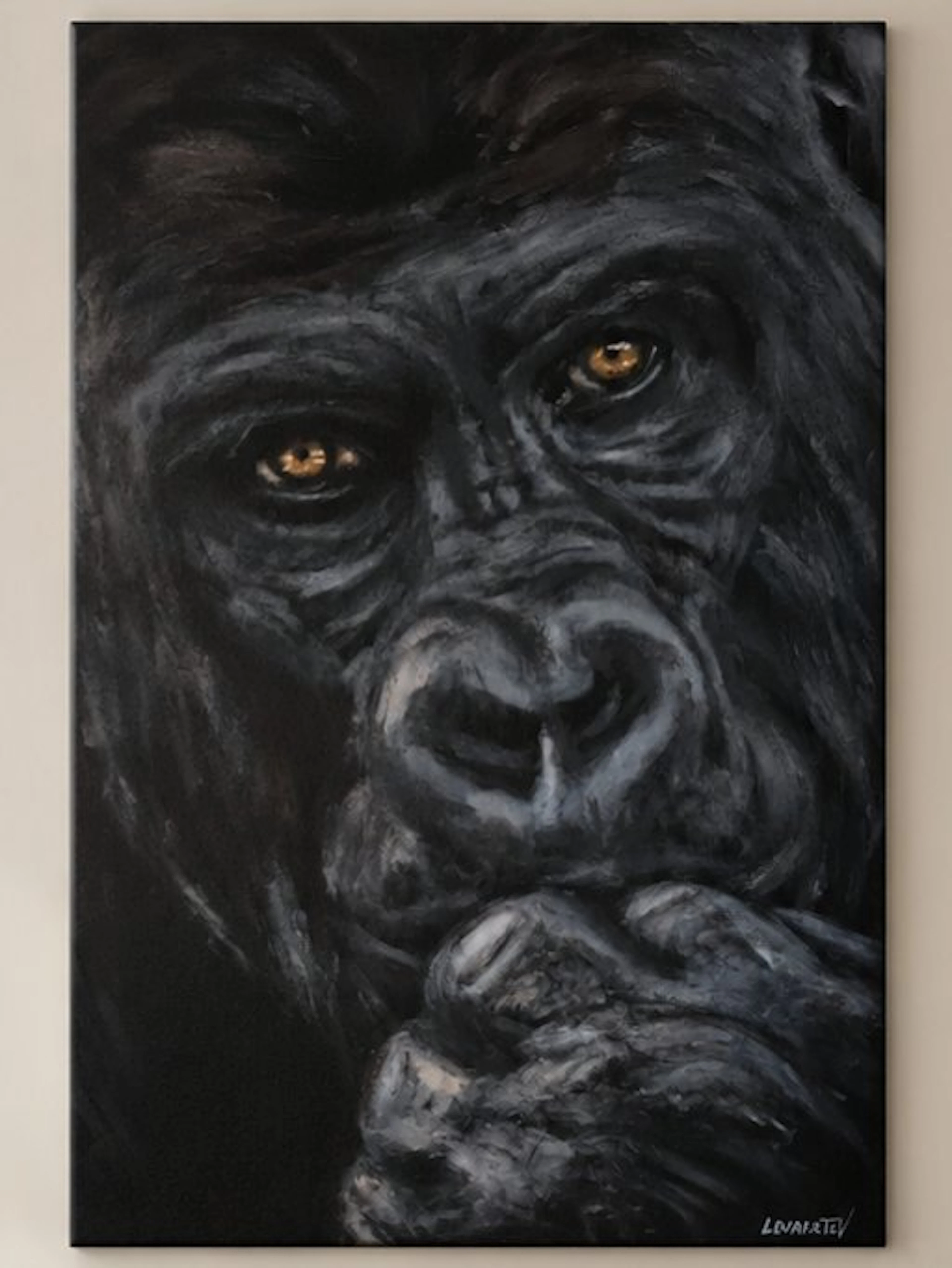 Vincent LENAERTS - Interroge - Peinture aux doigts