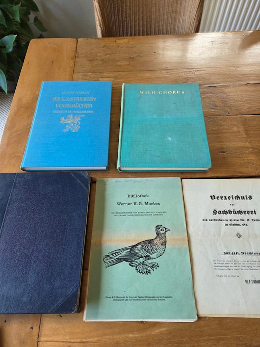 Claus Nissen - Lot with 5 books on Ornithology - 1936-1976