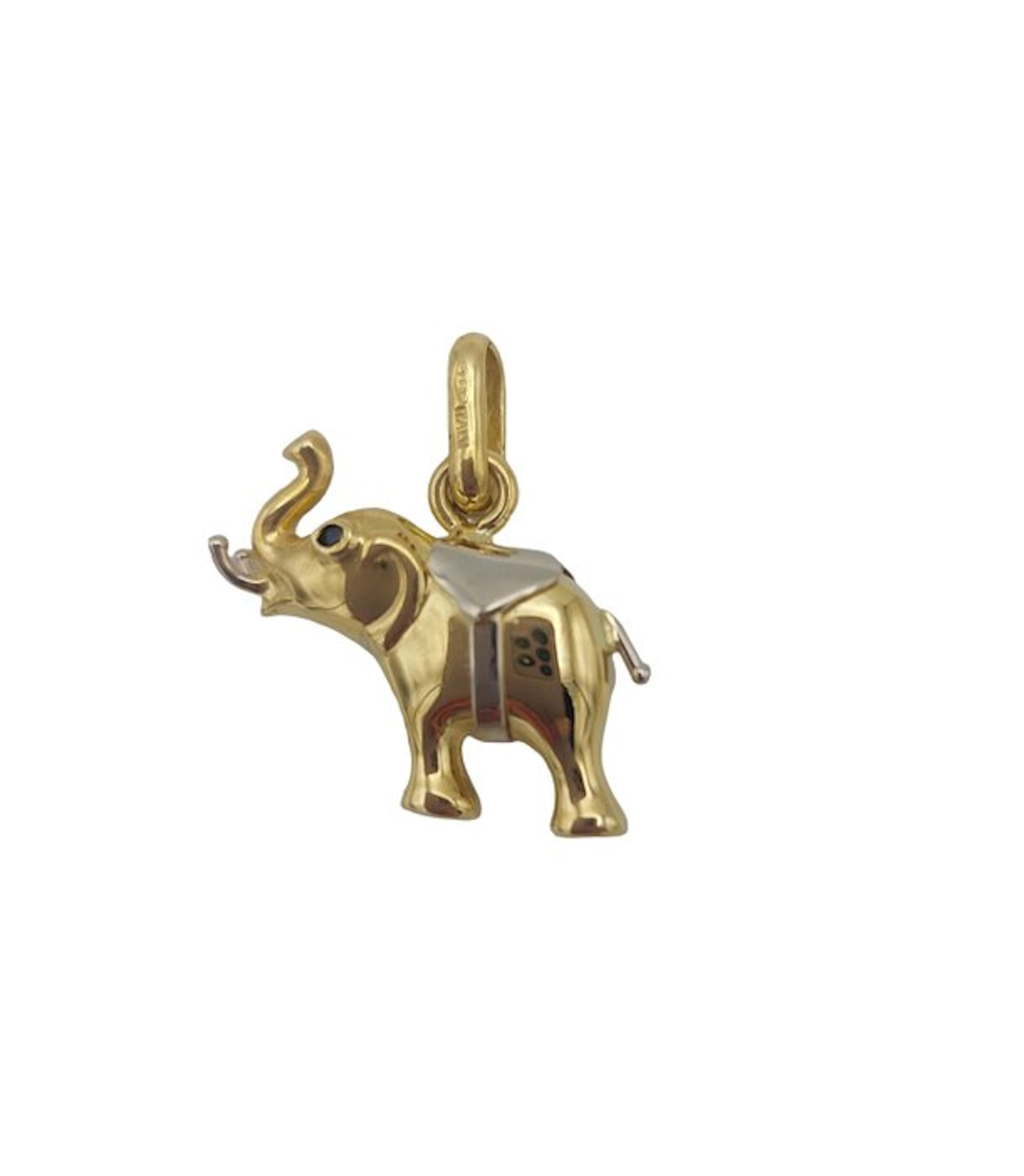Pendant - 18 kt. Yellow gold, White gold