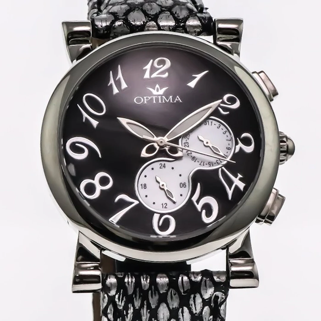 Optima - Swiss Made Watch - OSL245-SL-3 - Grey Strap - No...