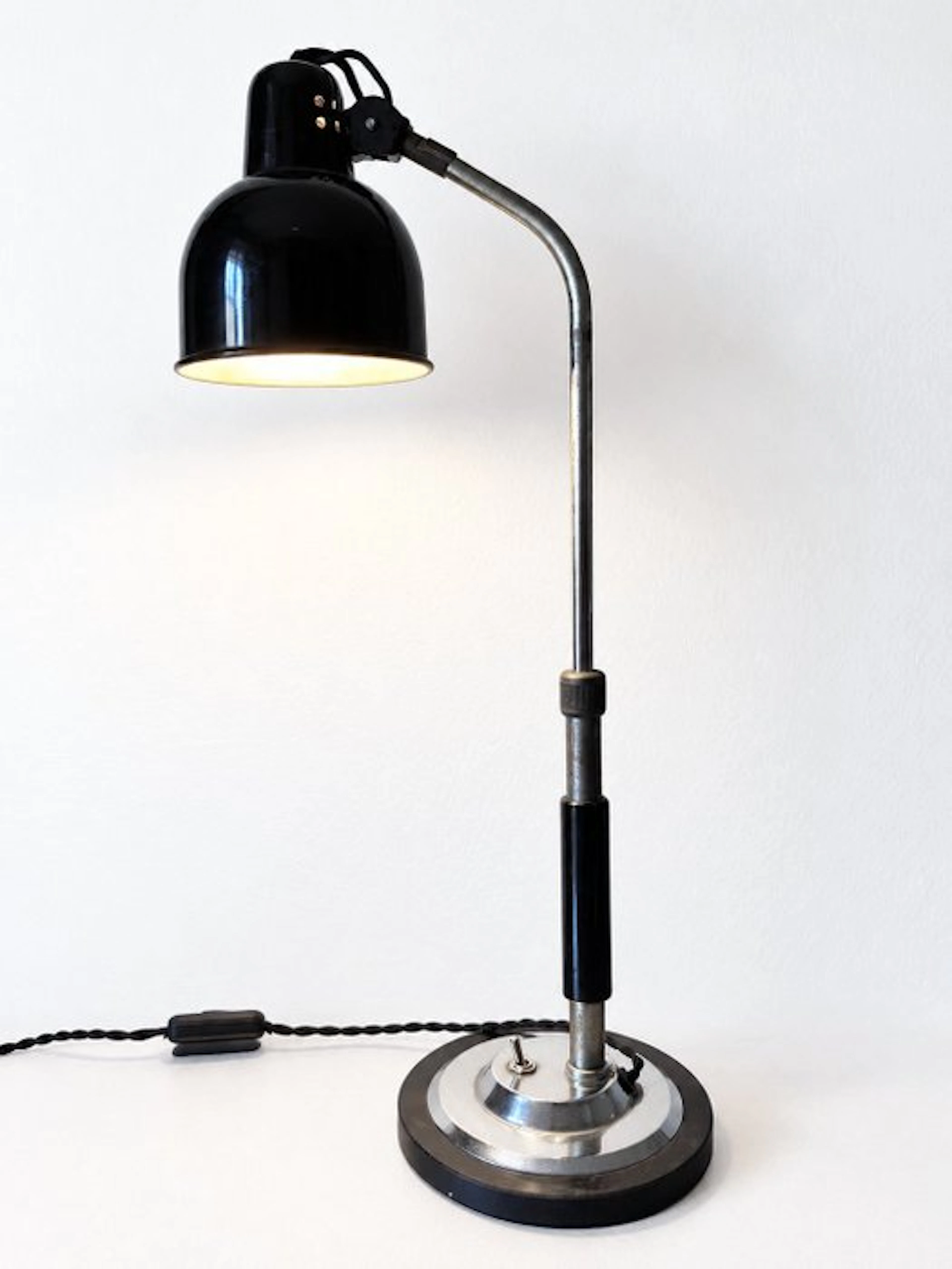 Hala - HALA Hannover – Rare Bauhaus Telescopic Desk Lamp...