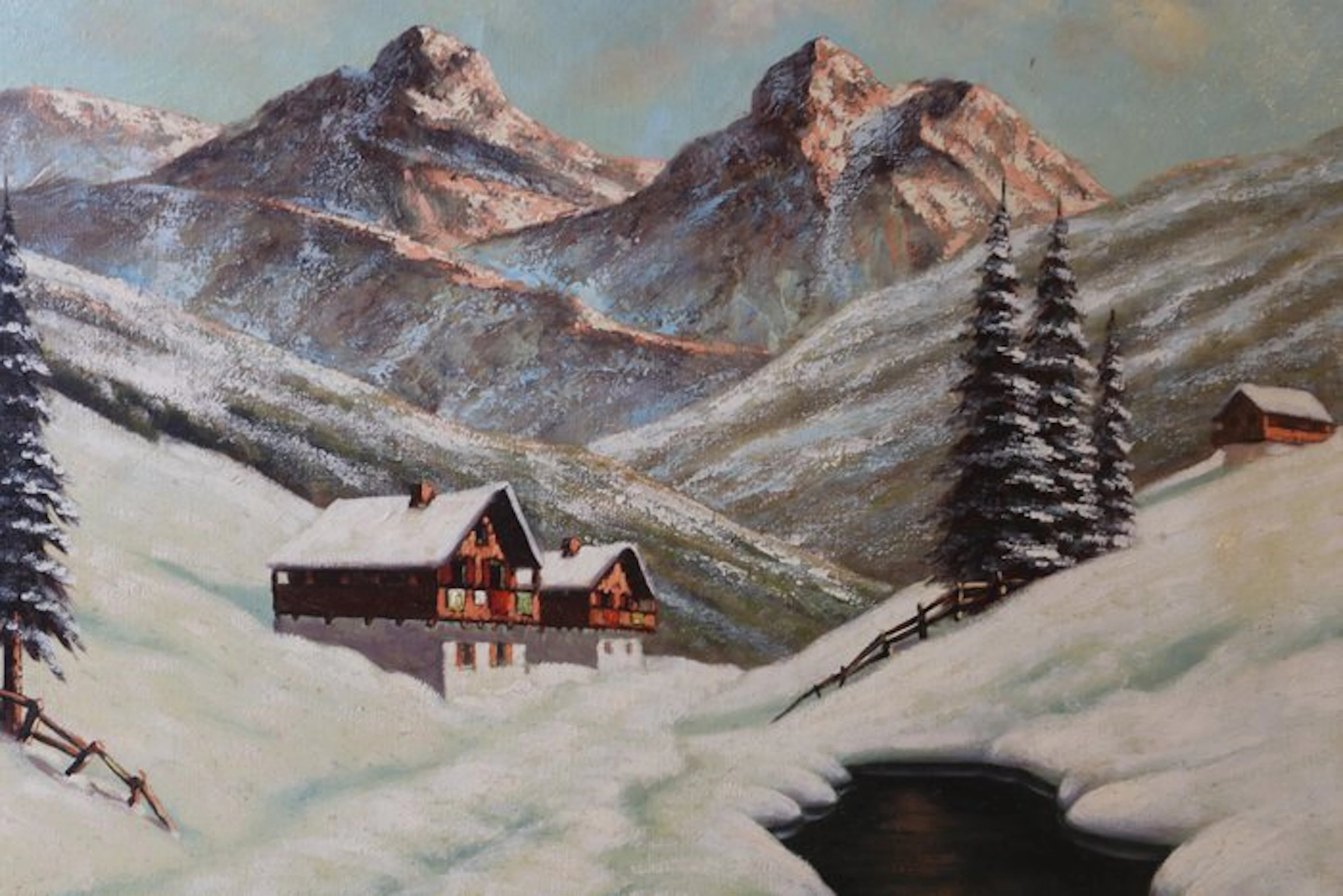 Hans Lenteman (1876-1953) - Bergen in Oostenrijk
