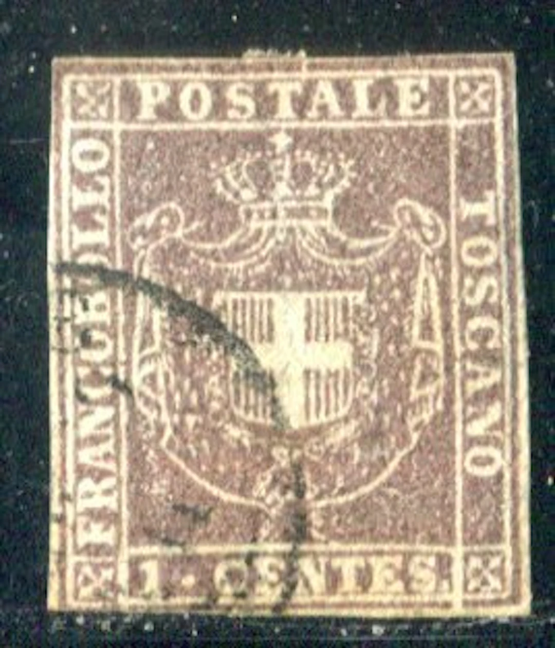 Italian Ancient States - Tuscany 1860 - Provisional Government 1 cent