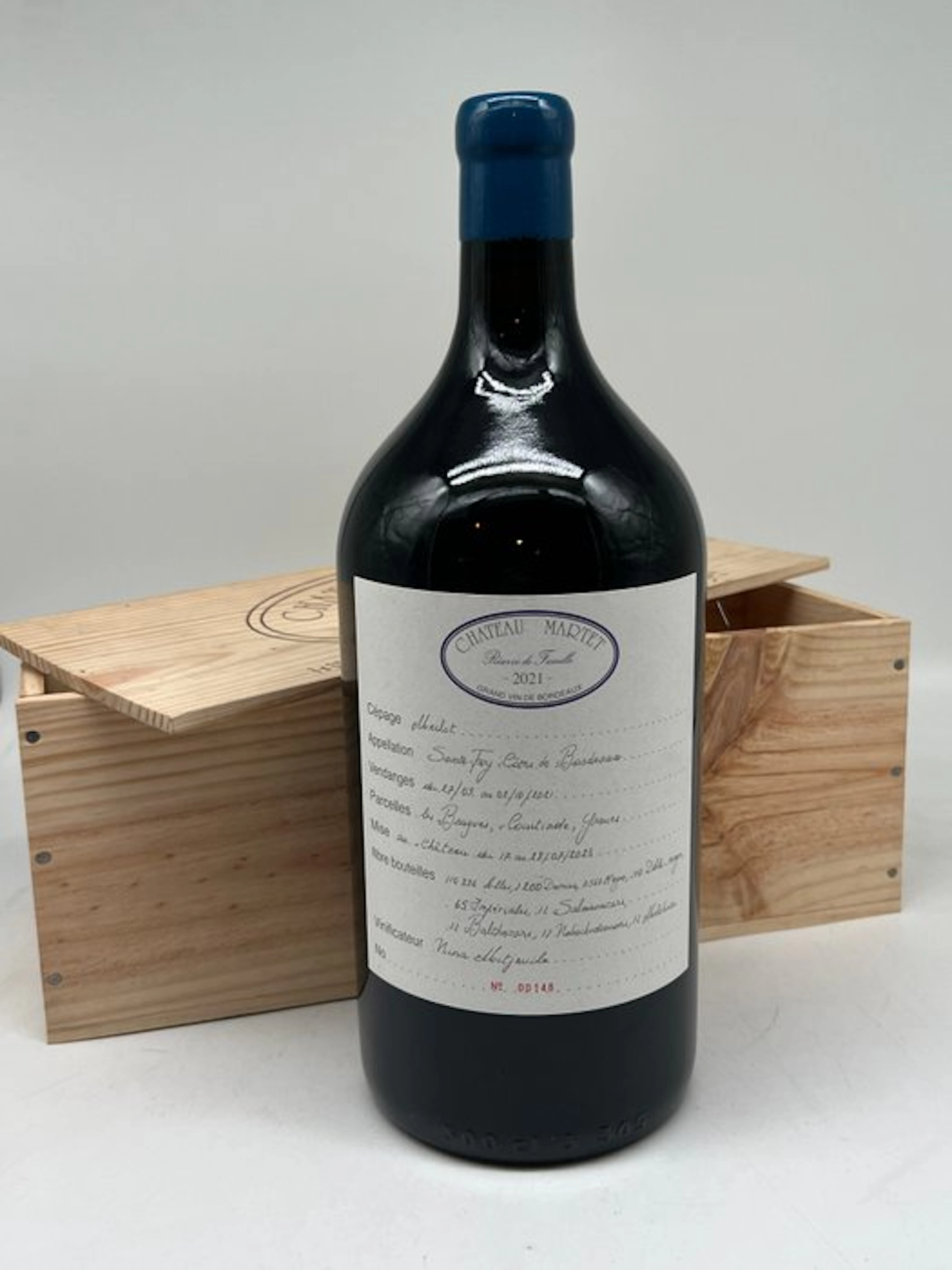 2021 Chateau Martet - Bordeaux - 1 Double Magnum/Jeroboam (3.0L)
