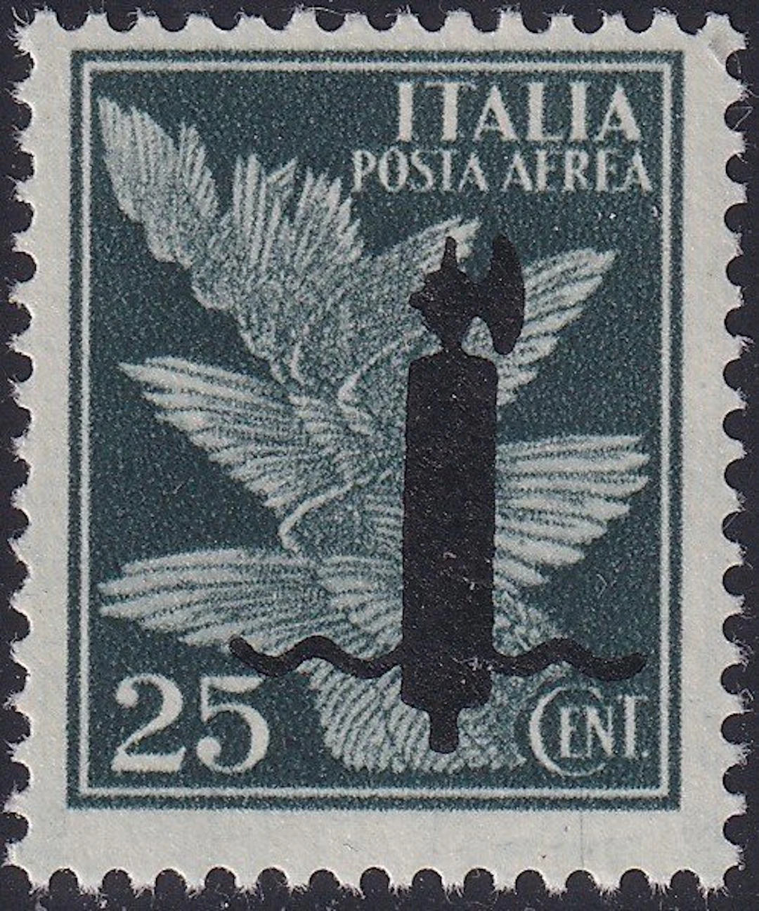 Italian Social Republic 1944 - Airmail Essays 25c green...
