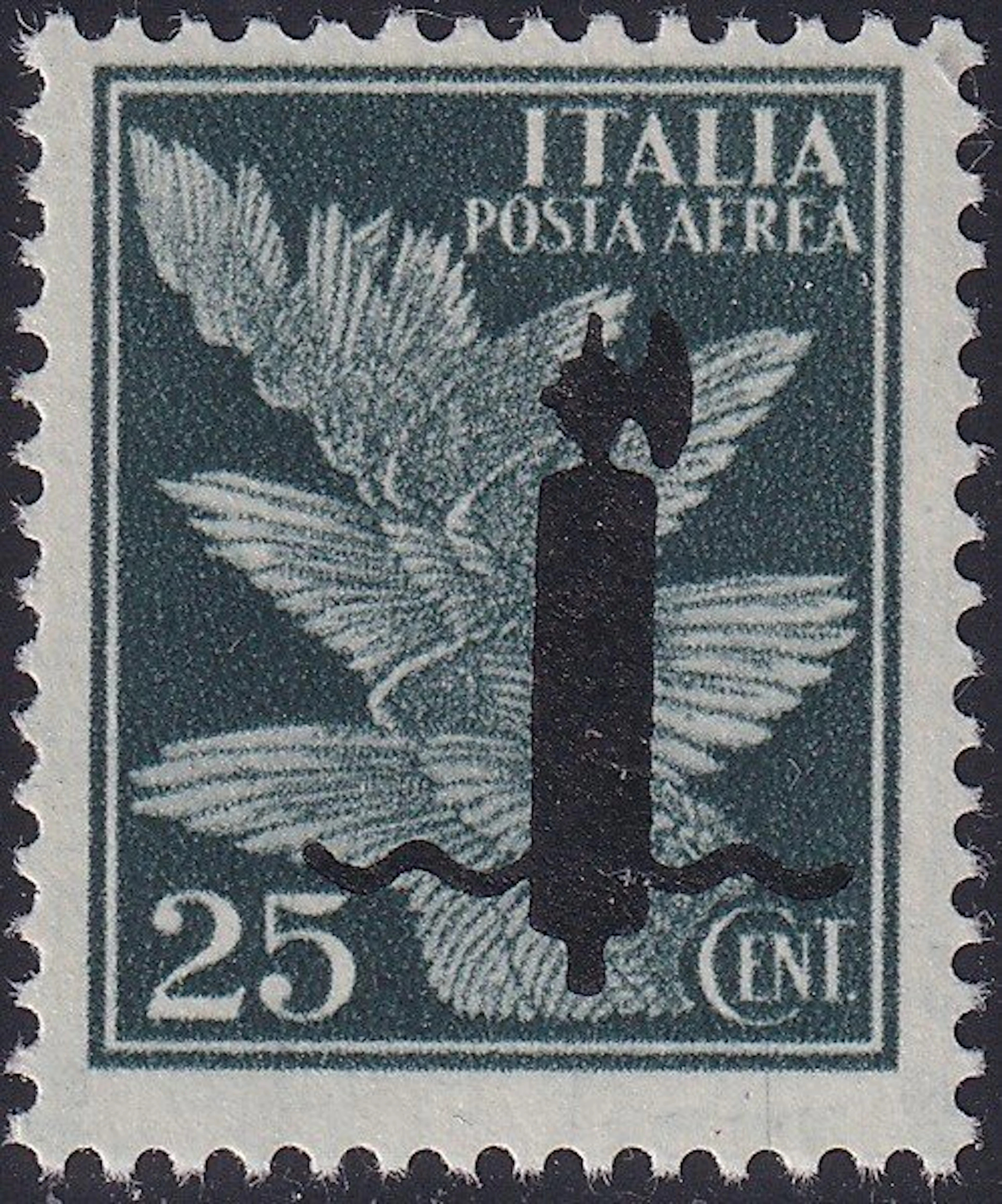 Italian Social Republic 1944 - Airmail Essays 25c green...