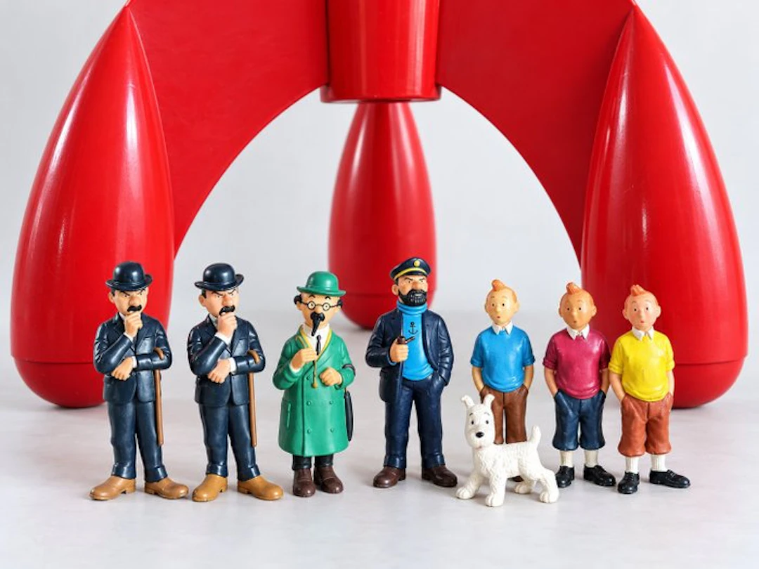 Kuifje - 8 Mirim dolls - 1958