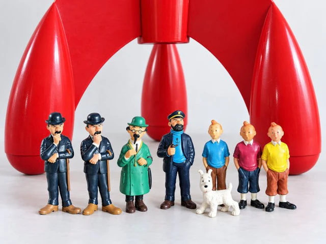 Kuifje - 8 Mirim dolls - 1958