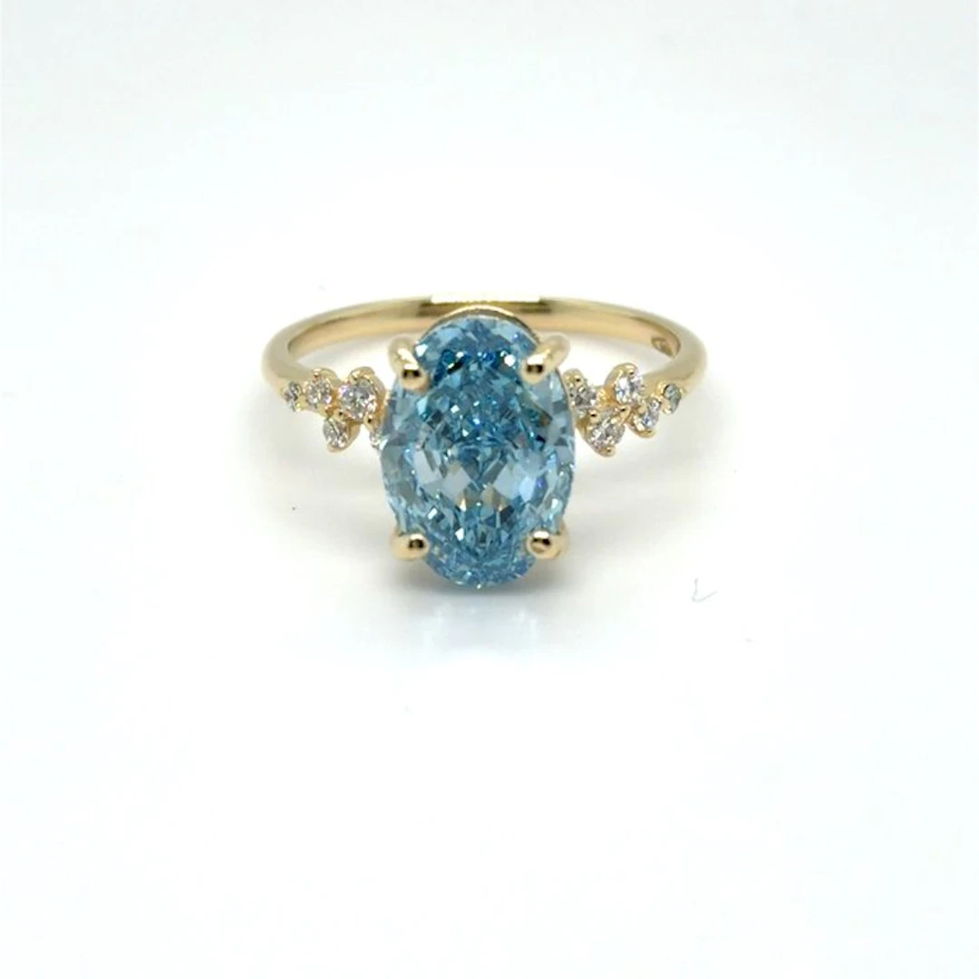 No reserve price - Ring - 14 kt
